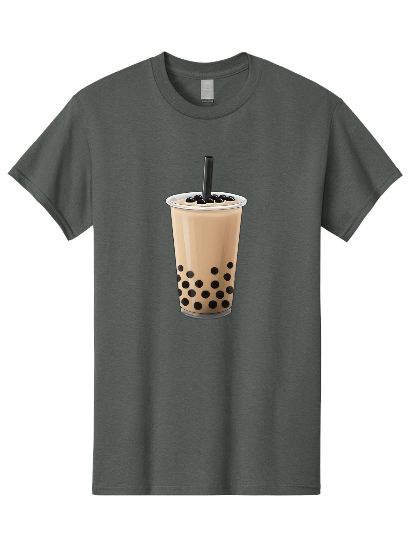 Bubble-Milk-Tea-2 Men'S Graphic Tee, 100% Cotton, Comfortable Casual Summer Wear, Machine Washable, Bubble Milk Tea, Boba Drink, Milk Tea, Tea With Boba, Boba Tea, Tapioca Pearls, Creamy Texture, Black Straw, Cold Beverage, Refreshing Drink Bac684 9