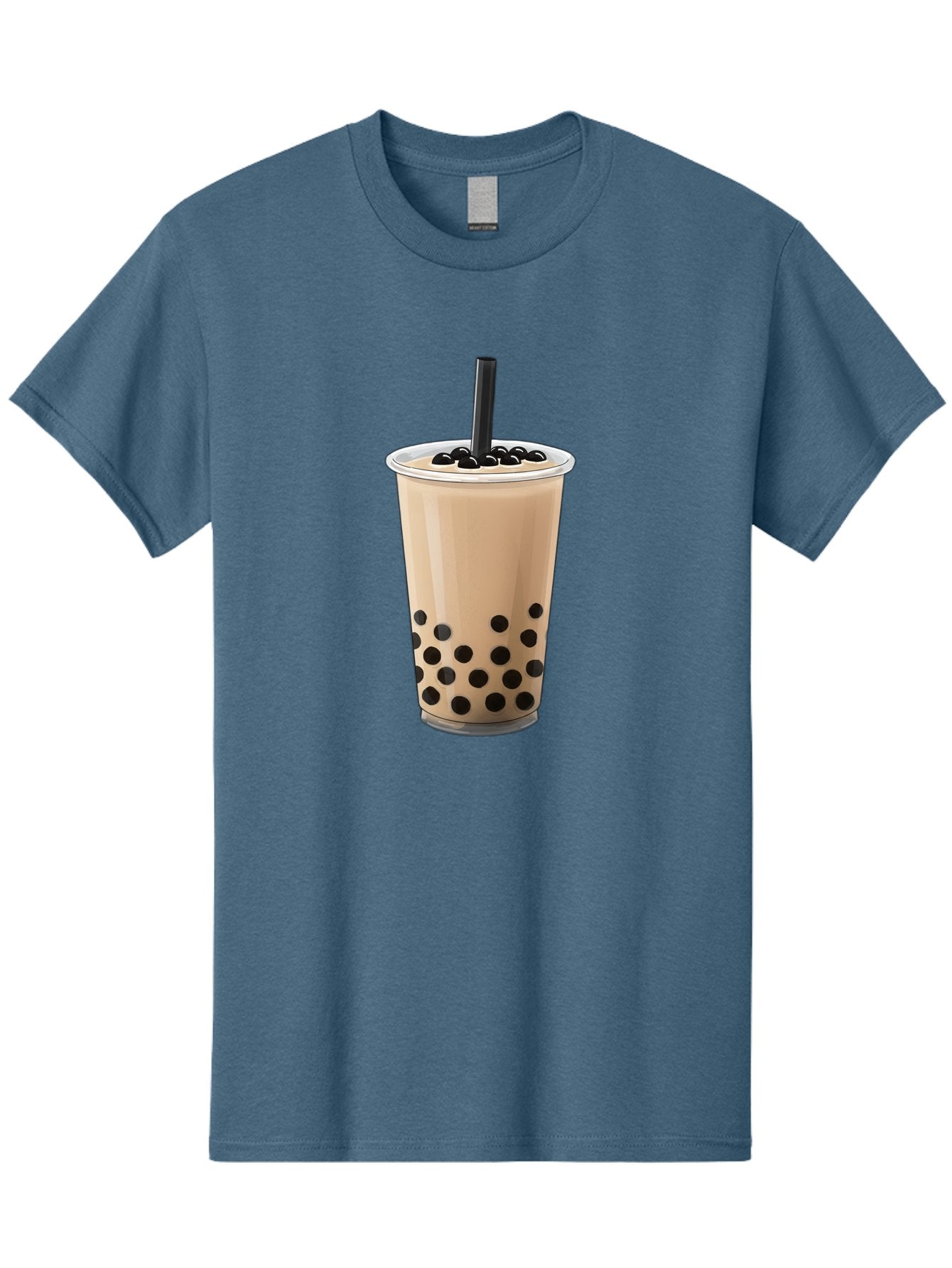 Bubble-Milk-Tea-2 Men'S Graphic Tee, 100% Cotton, Comfortable Casual Summer Wear, Machine Washable, Bubble Milk Tea, Boba Drink, Milk Tea, Tea With Boba, Boba Tea, Tapioca Pearls, Creamy Texture, Black Straw, Cold Beverage, Refreshing Drink Bac684 12