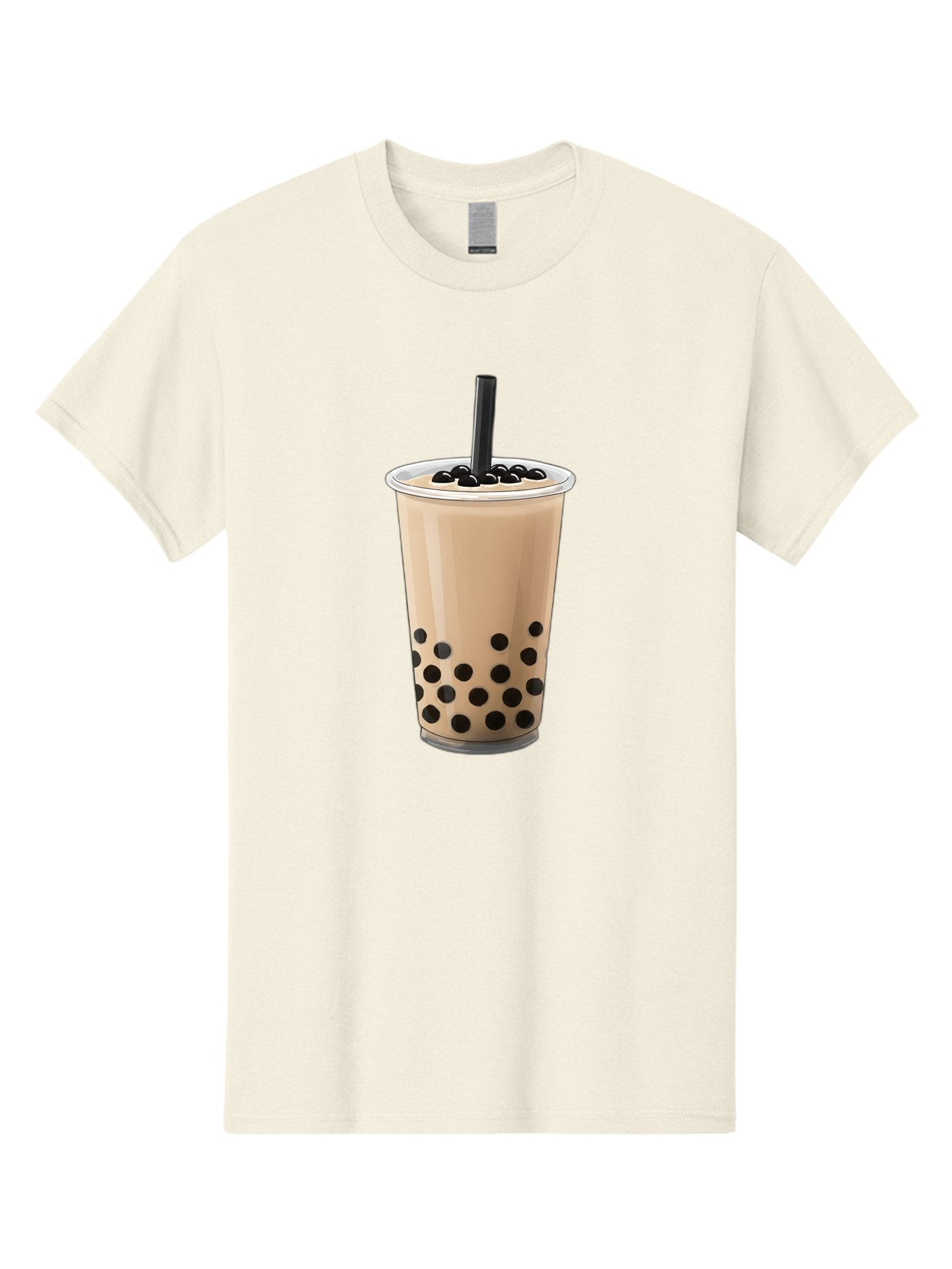 Bubble-Milk-Tea-2 Men'S Graphic Tee, 100% Cotton, Comfortable Casual Summer Wear, Machine Washable, Bubble Milk Tea, Boba Drink, Milk Tea, Tea With Boba, Boba Tea, Tapioca Pearls, Creamy Texture, Black Straw, Cold Beverage, Refreshing Drink Bac684 10