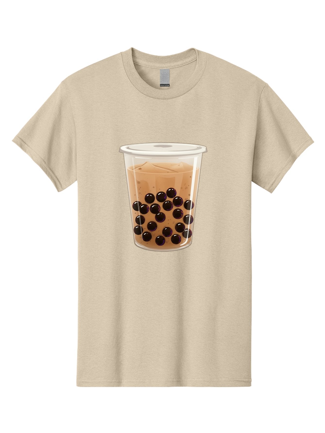 Bubble-Milk-Tea-3 Men'S Graphic Tee, 100% Cotton, Comfortable Casual Summer Wear, Machine Washable, Boba Tea, Bubble Tea, Milk Tea, Tapioca Pearls, Iced Tea, Refreshing Drink, Cold Beverage, Popular Drink, Trendy Beverage, Boba Bac685