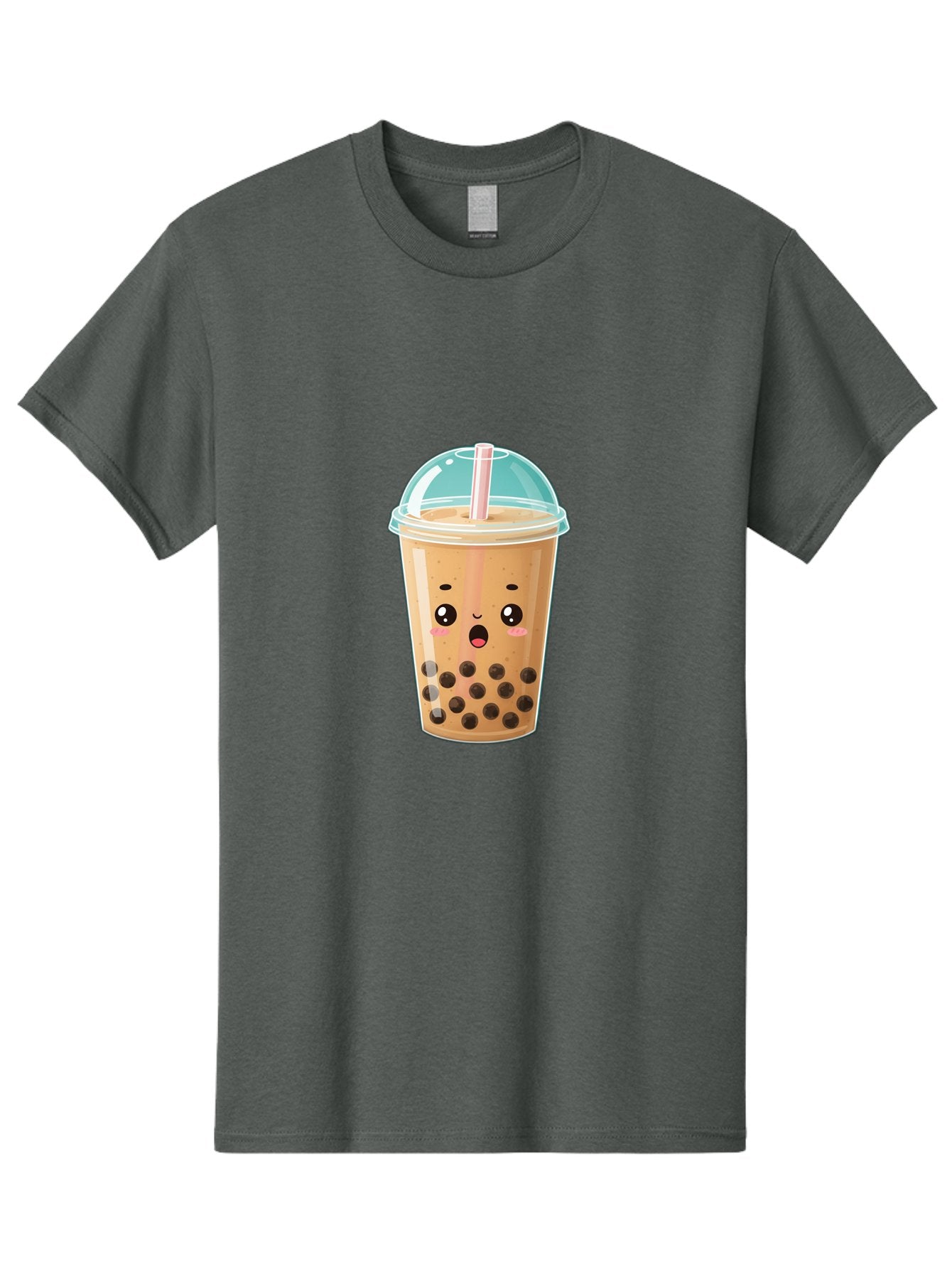 Bubble-Tea-1 Men'S Graphic Tee, 100% Cotton, Comfortable Casual Summer Wear, Machine Washable, Bubble Tea, Milk Tea, Boba Drink, Cartoon Character, Cute Face, Straw, Tapioca Pearls, Kawaii, Beverage, Refreshing Drink, Sweet Treat, Fun Design, Bac689 12