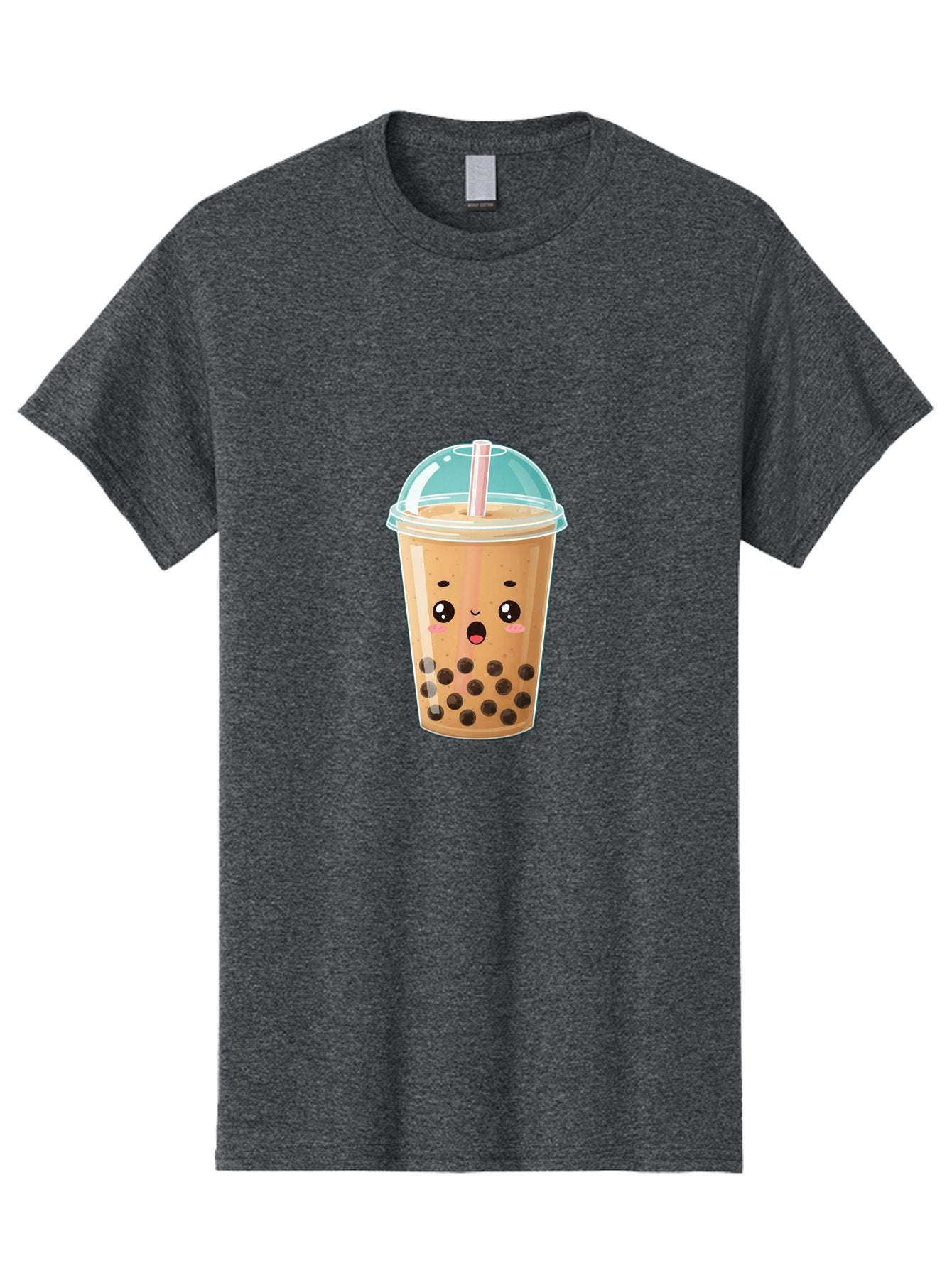 Bubble-Tea-1 Men'S Graphic Tee, 100% Cotton, Comfortable Casual Summer Wear, Machine Washable, Bubble Tea, Milk Tea, Boba Drink, Cartoon Character, Cute Face, Straw, Tapioca Pearls, Kawaii, Beverage, Refreshing Drink, Sweet Treat, Fun Design, Bac689 7