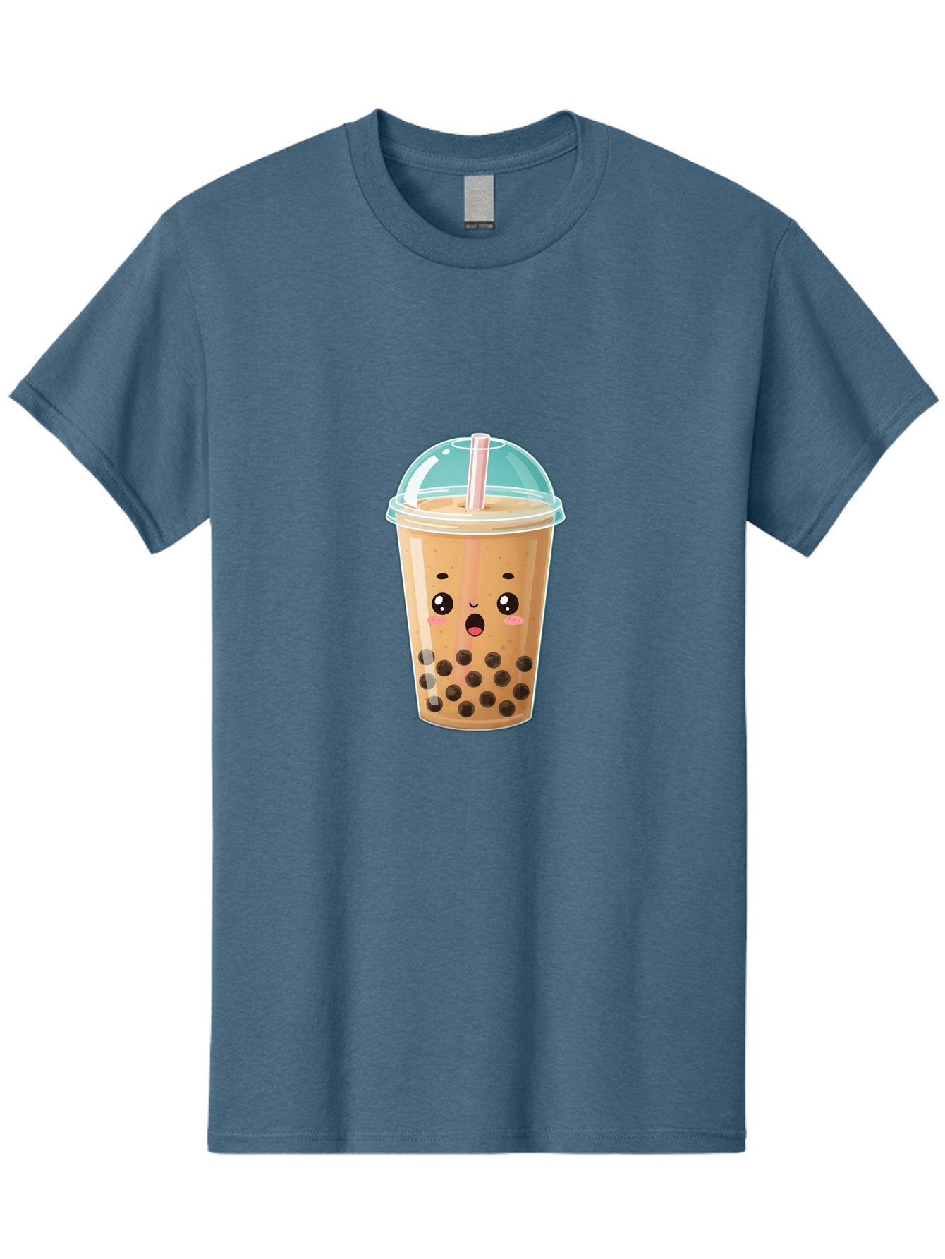 Bubble-Tea-1 Men'S Graphic Tee, 100% Cotton, Comfortable Casual Summer Wear, Machine Washable, Bubble Tea, Milk Tea, Boba Drink, Cartoon Character, Cute Face, Straw, Tapioca Pearls, Kawaii, Beverage, Refreshing Drink, Sweet Treat, Fun Design, Bac689 9