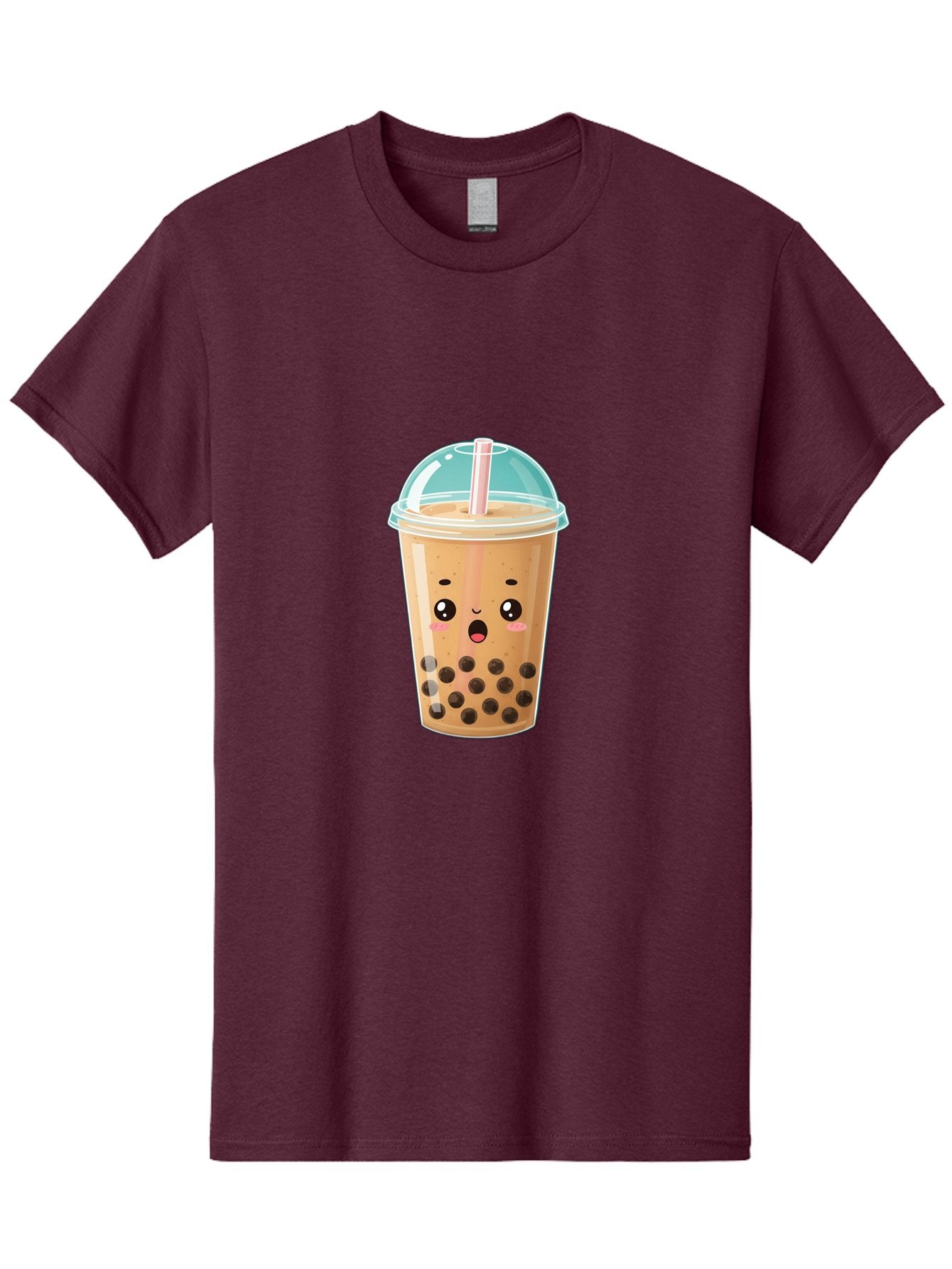 Bubble-Tea-1 Men'S Graphic Tee, 100% Cotton, Comfortable Casual Summer Wear, Machine Washable, Bubble Tea, Milk Tea, Boba Drink, Cartoon Character, Cute Face, Straw, Tapioca Pearls, Kawaii, Beverage, Refreshing Drink, Sweet Treat, Fun Design, Bac689 15