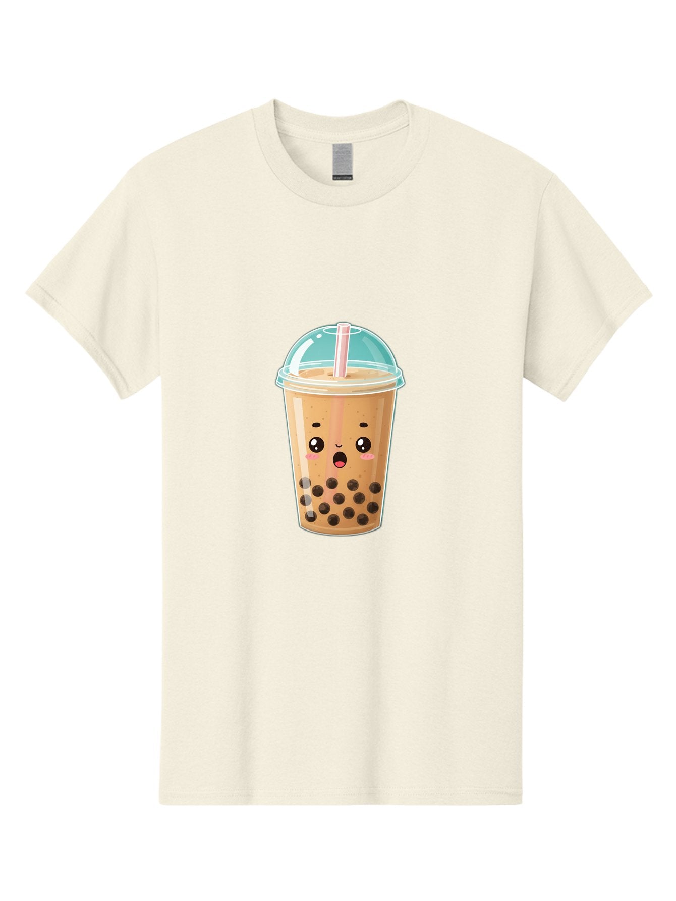 Bubble-Tea-1 Men'S Graphic Tee, 100% Cotton, Comfortable Casual Summer Wear, Machine Washable, Bubble Tea, Milk Tea, Boba Drink, Cartoon Character, Cute Face, Straw, Tapioca Pearls, Kawaii, Beverage, Refreshing Drink, Sweet Treat, Fun Design, Bac689 5