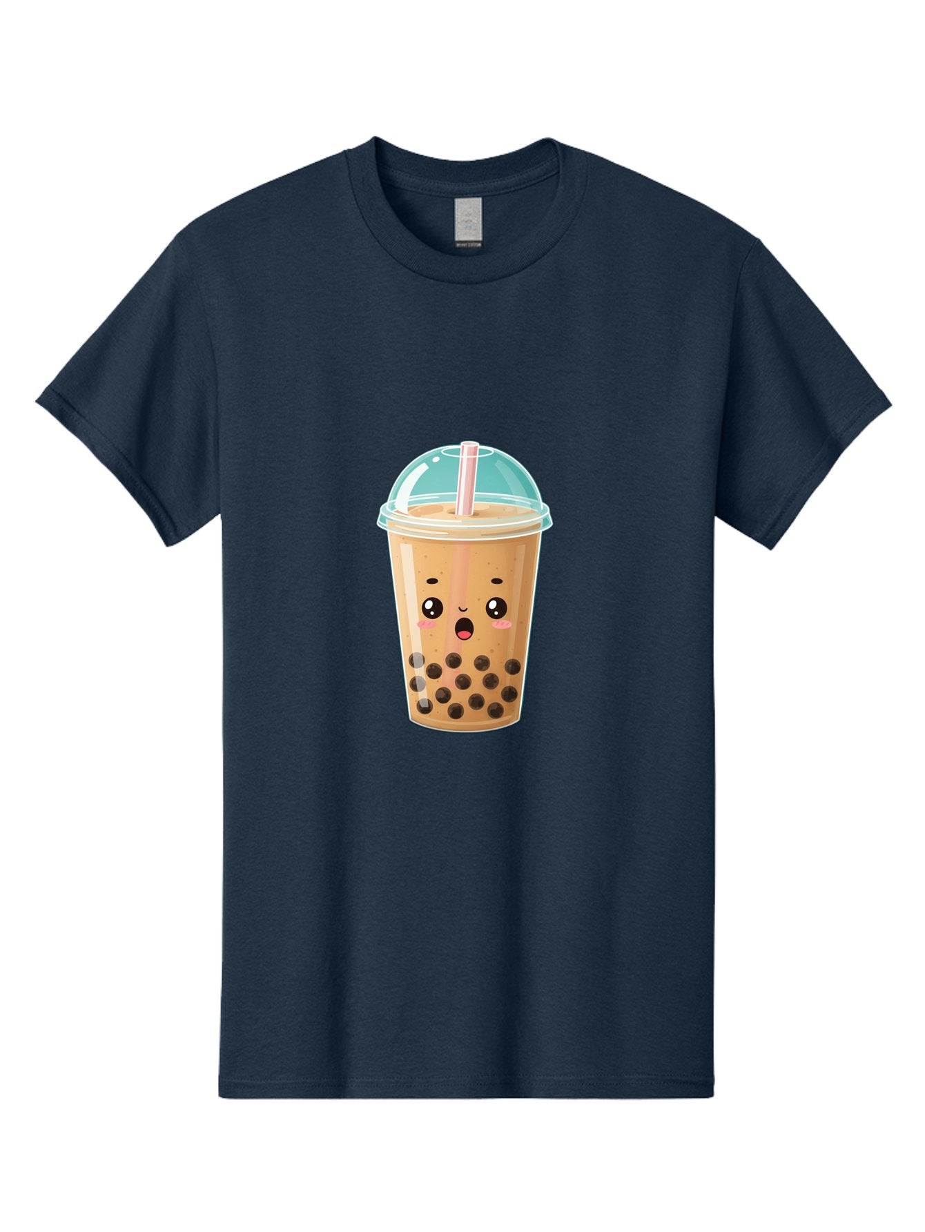 Bubble-Tea-1 Men'S Graphic Tee, 100% Cotton, Comfortable Casual Summer Wear, Machine Washable, Bubble Tea, Milk Tea, Boba Drink, Cartoon Character, Cute Face, Straw, Tapioca Pearls, Kawaii, Beverage, Refreshing Drink, Sweet Treat, Fun Design, Bac689 10