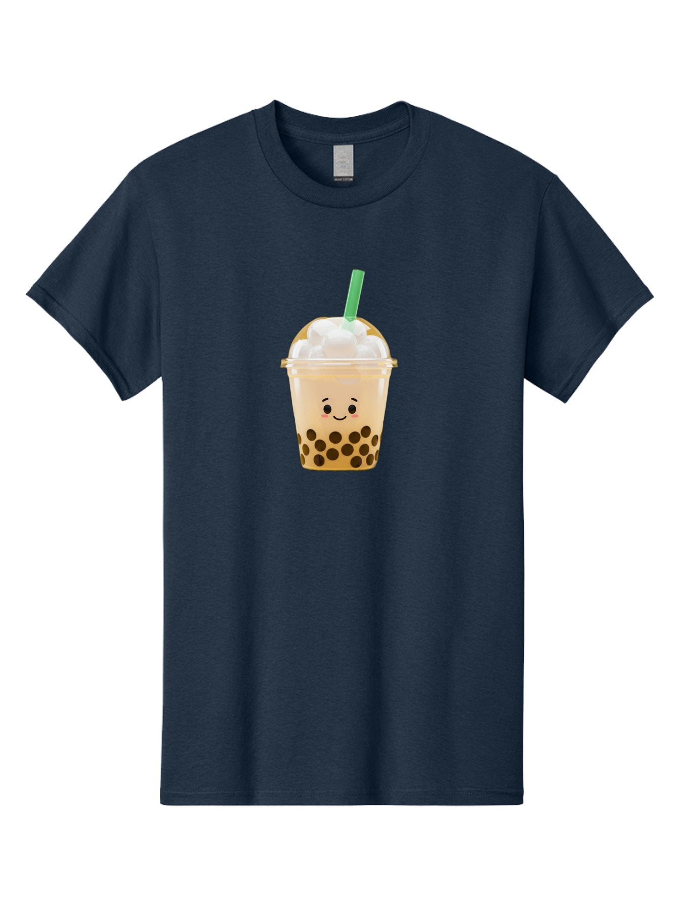 Bubble-Tea-15 Men'S Graphic Tee, 100% Cotton, Comfortable Casual Summer Wear, Machine Washable, Bubble Tea, Boba Drink, Milk Tea, Tapioca Pearls, Whipped Cream, Straw, Kawaii, Cute, Cartoon, Smiling Face, Adorable, Fun, Tasty, Refreshing, Bac695 11