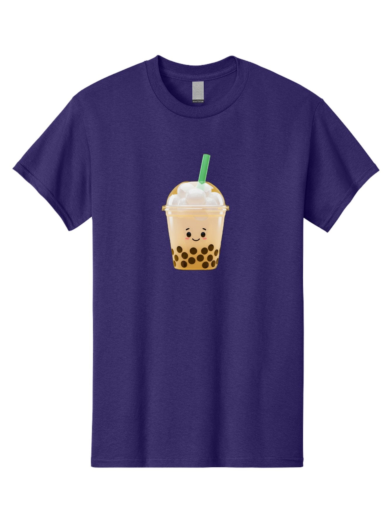 Bubble-Tea-15 Men'S Graphic Tee, 100% Cotton, Comfortable Casual Summer Wear, Machine Washable, Bubble Tea, Boba Drink, Milk Tea, Tapioca Pearls, Whipped Cream, Straw, Kawaii, Cute, Cartoon, Smiling Face, Adorable, Fun, Tasty, Refreshing, Bac695 13