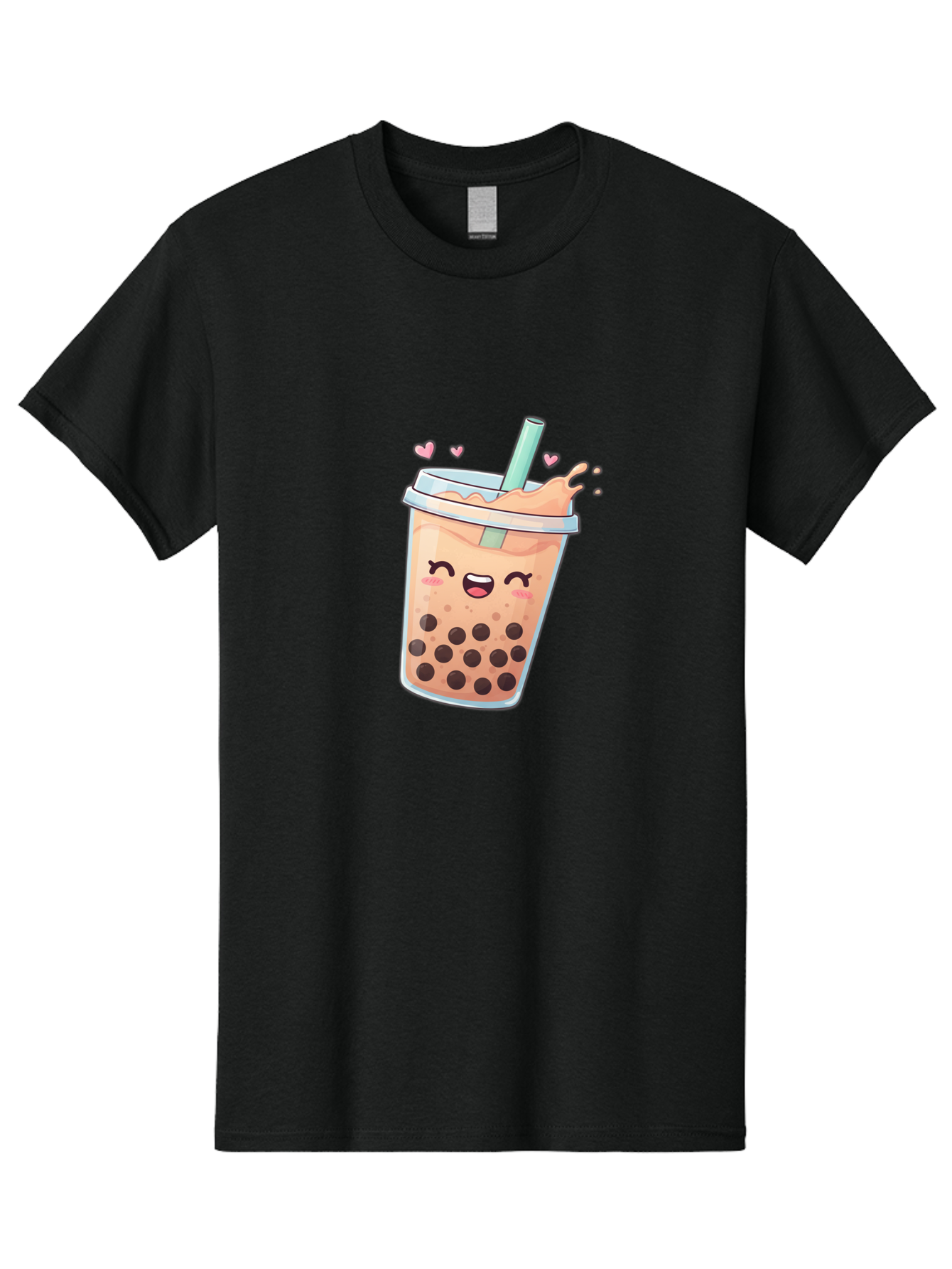 Bubble-Tea-16 Men'S Graphic Tee, 100% Cotton, Comfortable Casual Summer Wear, Machine Washable, Boba Tea, Bubble Tea, Kawaii Drink, Cute Cartoon Beverage, Tea With Boba, Smiling Milk Tea, Adorable Drink, Tea Lover, Boba Love, Refreshing Drink Bac696 8