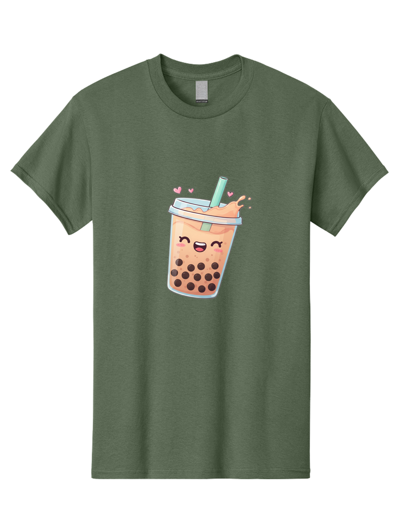 Bubble-Tea-16 Men'S Graphic Tee, 100% Cotton, Comfortable Casual Summer Wear, Machine Washable, Boba Tea, Bubble Tea, Kawaii Drink, Cute Cartoon Beverage, Tea With Boba, Smiling Milk Tea, Adorable Drink, Tea Lover, Boba Love, Refreshing Drink Bac696 7