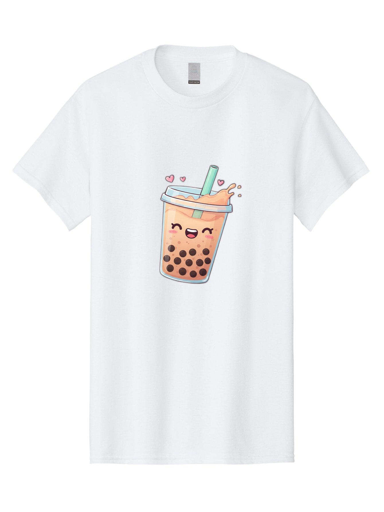 Bubble-Tea-16 Men'S Graphic Tee, 100% Cotton, Comfortable Casual Summer Wear, Machine Washable, Boba Tea, Bubble Tea, Kawaii Drink, Cute Cartoon Beverage, Tea With Boba, Smiling Milk Tea, Adorable Drink, Tea Lover, Boba Love, Refreshing Drink Bac696 8