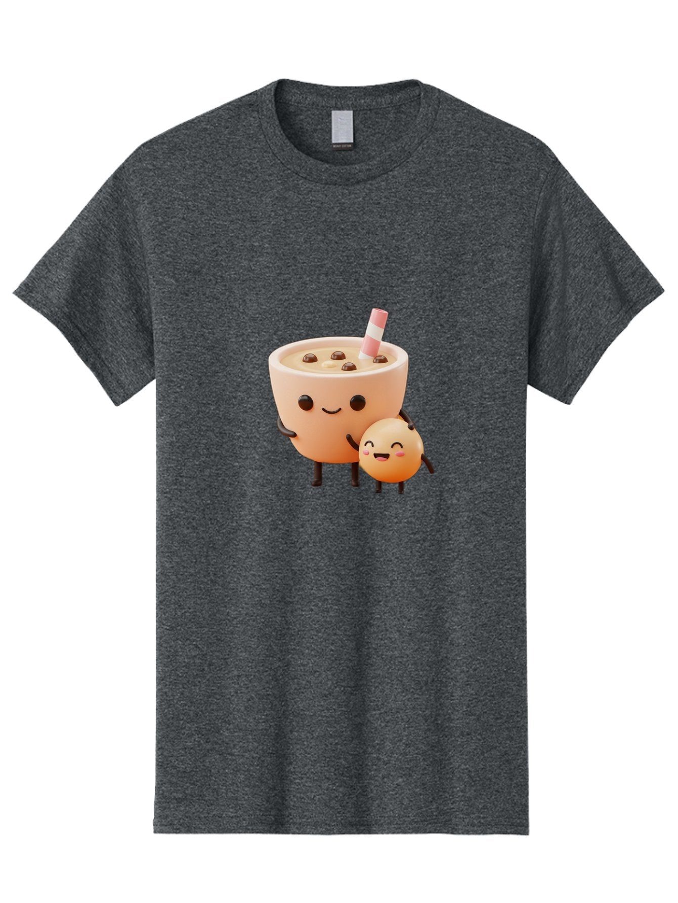 Bubble-Tea-18 Men'S Graphic Tee, 100% Cotton, Comfortable Casual Summer Wear, Machine Washable, Cartoon Boba Tea, Smiling Tea Cup, Boba Friends, Kawaii Characters, Milk Tea, Tapioca Pearls, Adorable Illustration, Funny Bubble Tea Bac698 13