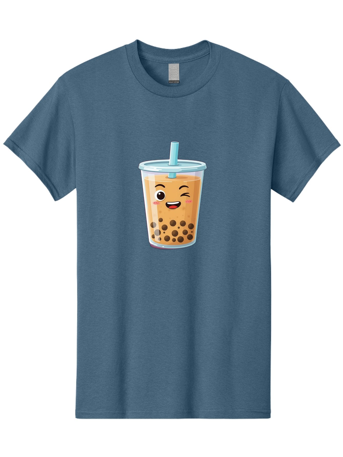 Bubble-Tea-20 Men'S Graphic Tee, 100% Cotton, Comfortable Casual Summer Wear, Machine Washable, Bubble Tea, Boba Drink, Cartoon Illustration, Smiling Face, Happy Beverage, Milk Tea, Tapioca Pearls, Kawaii Culture, Cute Straw, Refreshing Drink Bac701 11