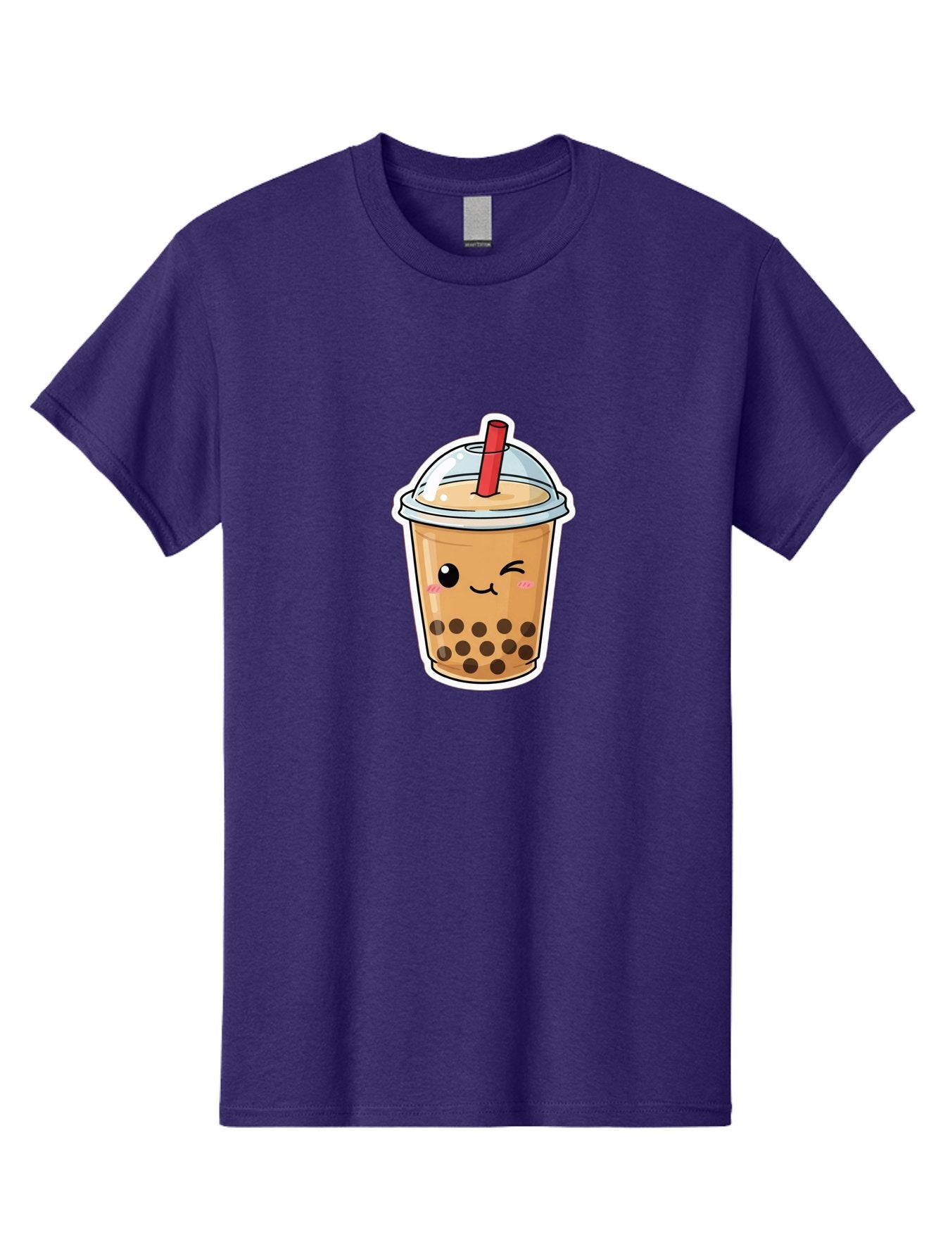 Bubble-Tea-21 Men'S Graphic Tee, 100% Cotton, Comfortable Casual Summer Wear, Machine Washable, Bubble Tea, Boba, Tea Drink, Straw, Cartoon, Cute, Kawaii, Adorable, Beverage, Drink, Tea, Coffee Shop, Milk Tea, Tapioca Pearls, Fun, Playful Bac702 6