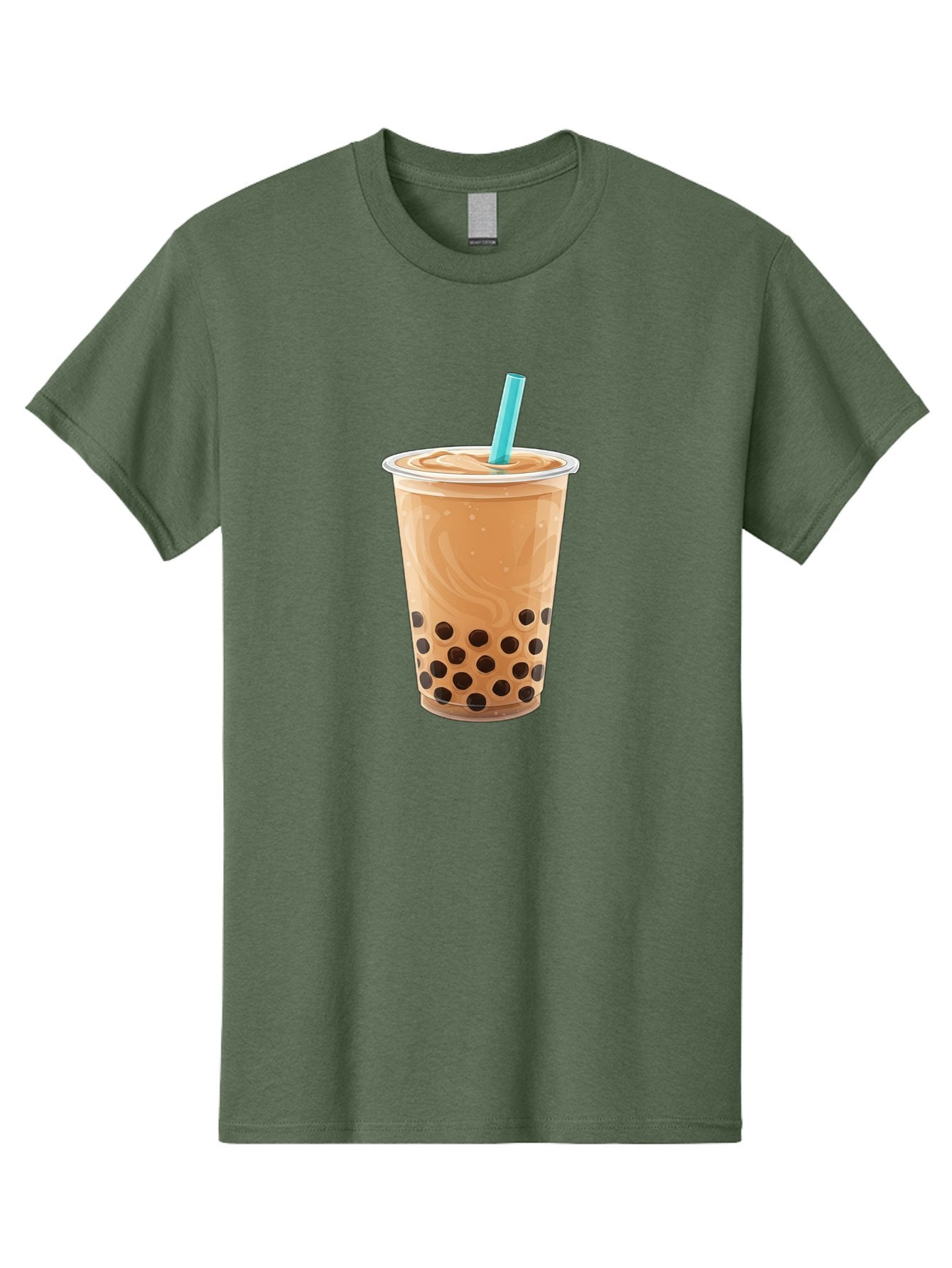 Bubble-Tea-6 Men'S Graphic Tee, 100% Cotton, Comfortable Casual Summer Wear, Machine Washable, Boba Tea, Milk Tea, Bubble Tea, Tea Drink, Tapioca Pearls, Cold Beverage, Refreshing Drink, Tea Culture, Trendy Drink Bac708 4