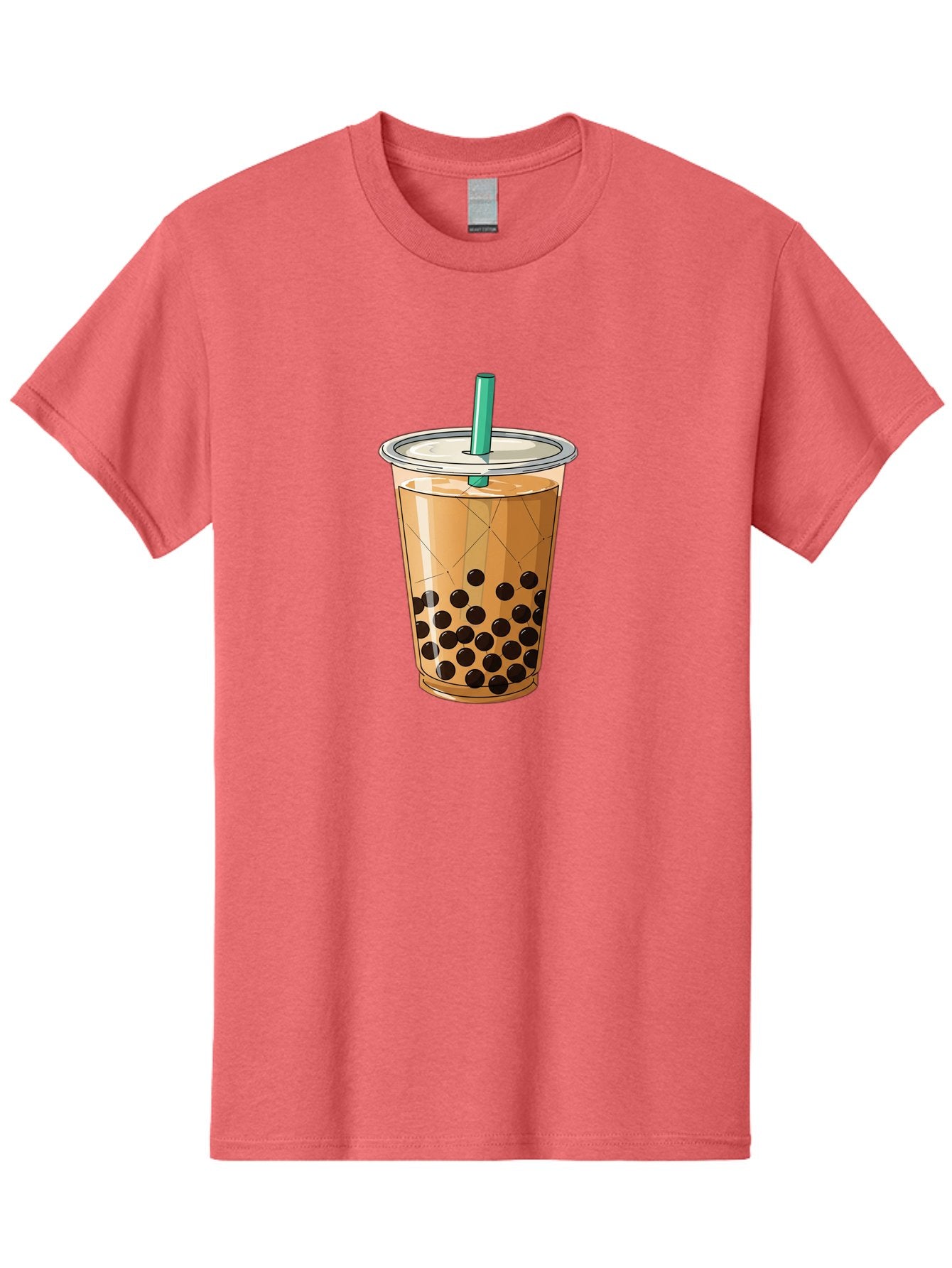 Bubble-Tea-8 Men'S Graphic Tee, 100% Cotton, Comfortable Casual Summer Wear, Machine Washable, Bubble Tea, Boba Tea, Milk Tea, Tapioca Pearls, Cold Drink, Plastic Cup, Straw, Takeout Beverage, Refreshing Drink, Sweet Treat Bac710 11