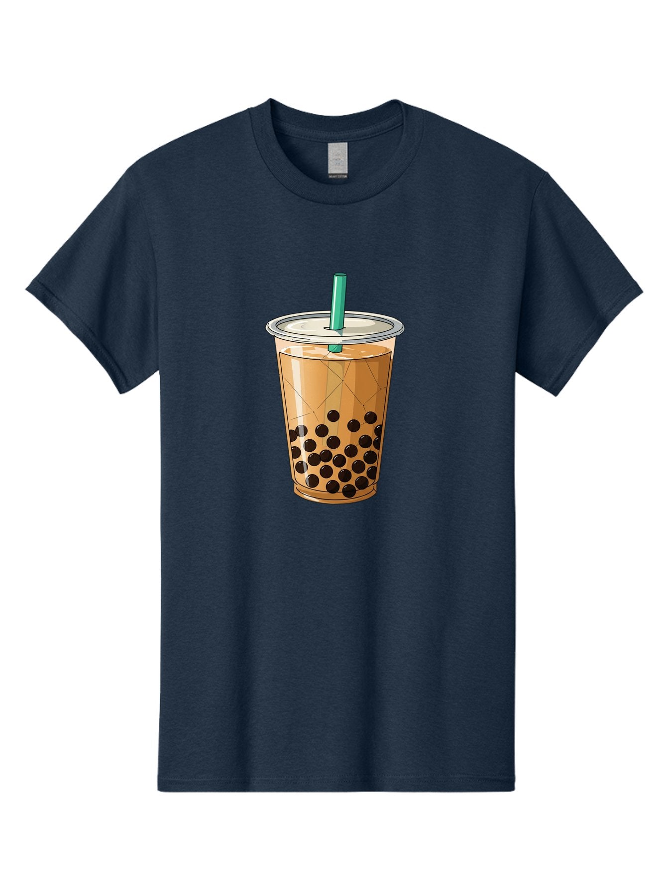 Bubble-Tea-8 Men'S Graphic Tee, 100% Cotton, Comfortable Casual Summer Wear, Machine Washable, Bubble Tea, Boba Tea, Milk Tea, Tapioca Pearls, Cold Drink, Plastic Cup, Straw, Takeout Beverage, Refreshing Drink, Sweet Treat Bac710 9