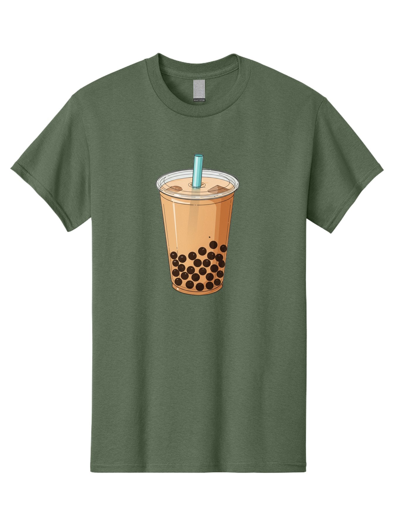Bubble-Tea-9 Men'S Graphic Tee, 100% Cotton, Comfortable Casual Summer Wear, Machine Washable, Bubble Tea, Milk Tea, Boba, Tapioca Pearls, Takeout Cup, Plastic Straw, Refreshing Drink, Trendy Beverage, Asian-Inspired Bac711 13