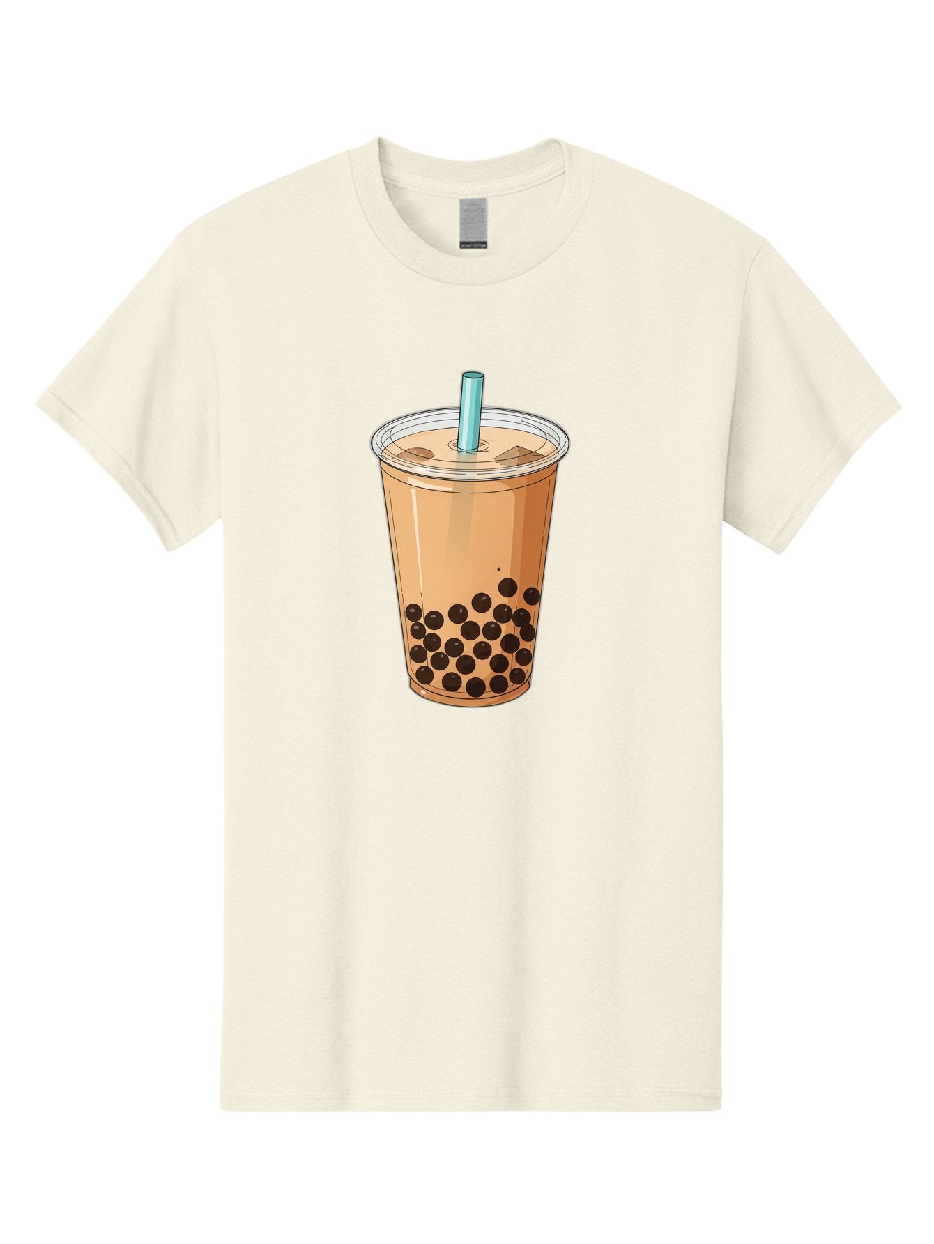 Bubble-Tea-9 Men'S Graphic Tee, 100% Cotton, Comfortable Casual Summer Wear, Machine Washable, Bubble Tea, Milk Tea, Boba, Tapioca Pearls, Takeout Cup, Plastic Straw, Refreshing Drink, Trendy Beverage, Asian-Inspired Bac711 5