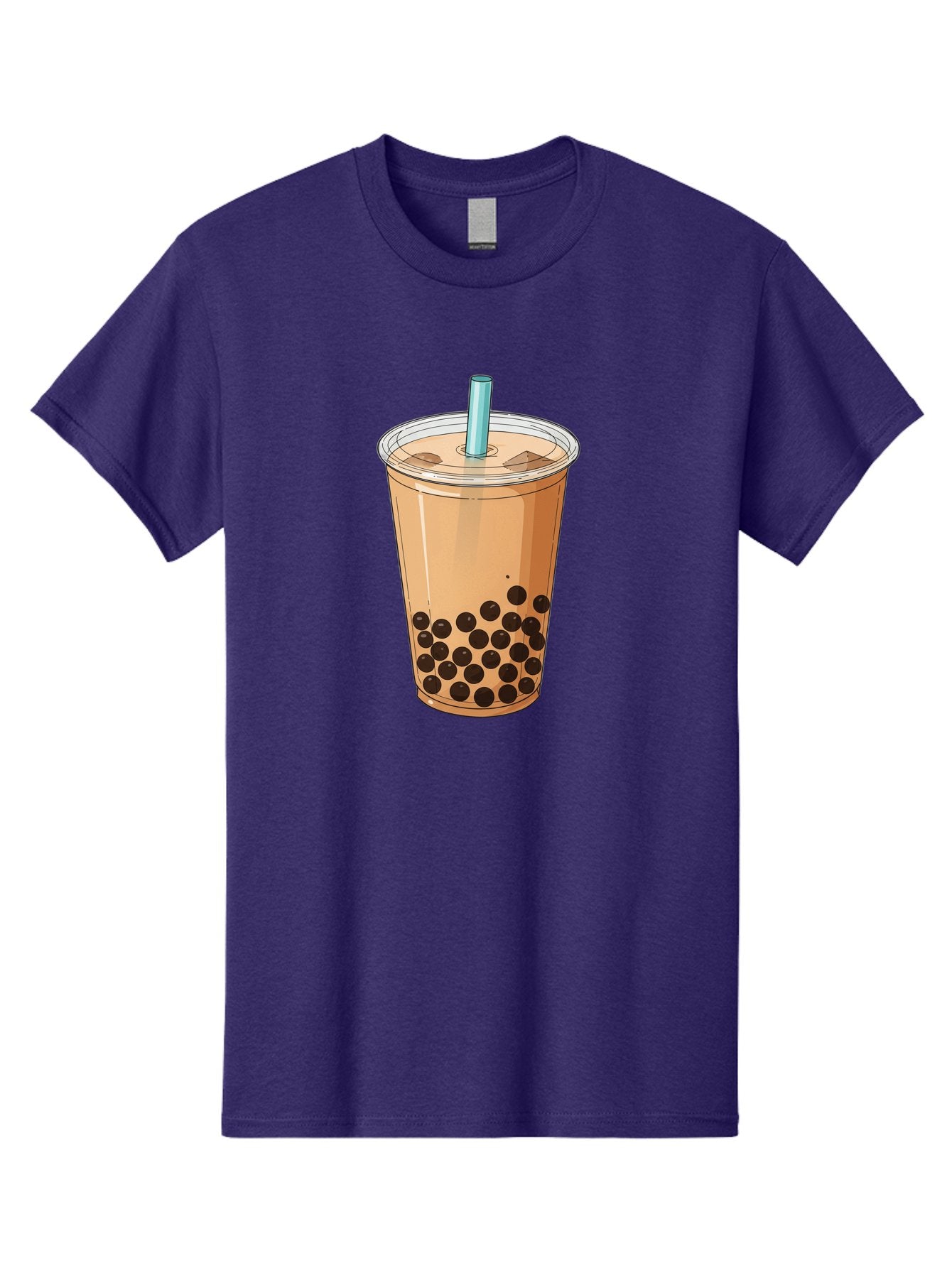 Bubble-Tea-9 Men'S Graphic Tee, 100% Cotton, Comfortable Casual Summer Wear, Machine Washable, Bubble Tea, Milk Tea, Boba, Tapioca Pearls, Takeout Cup, Plastic Straw, Refreshing Drink, Trendy Beverage, Asian-Inspired Bac711 7