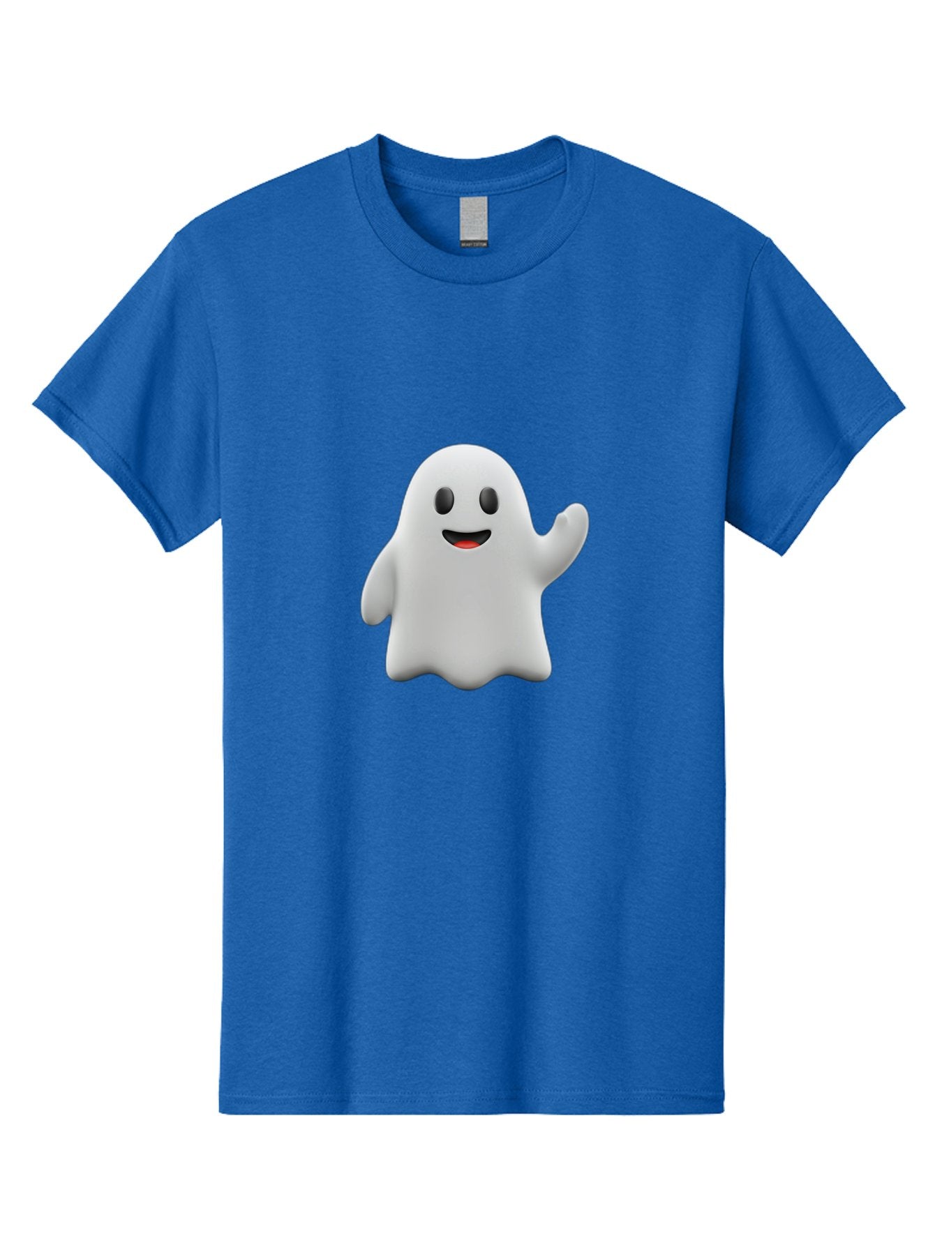 Casper-Ghost Men'S Graphic Tee, 100% Cotton, Comfortable Casual Summer Wear, Machine Washable, Smiling Ghost, Friendly Ghost, Cartoon Character, Happy Face, Waving Gesture, Halloween Spirit, Spooky Friendly, Digital Illustration, 3D Rendering Bac794 14