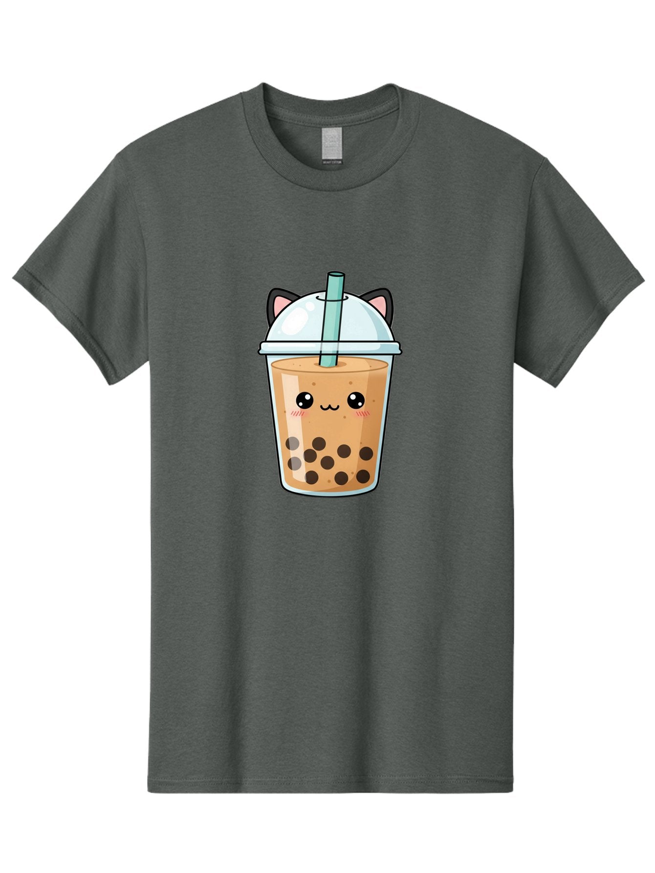 Cat-Bubble-Tea-1 Men'S Graphic Tee, 100% Cotton, Comfortable Casual Summer Wear, Machine Washable, Boba Tea, Cartoon Cat, Cute Drink, Bubble Tea, Adorable Character, Kawaii Culture, Tea Time, Fun Illustration, Milk Tea, Sweet Treat, Cat Ears, Bac795 9