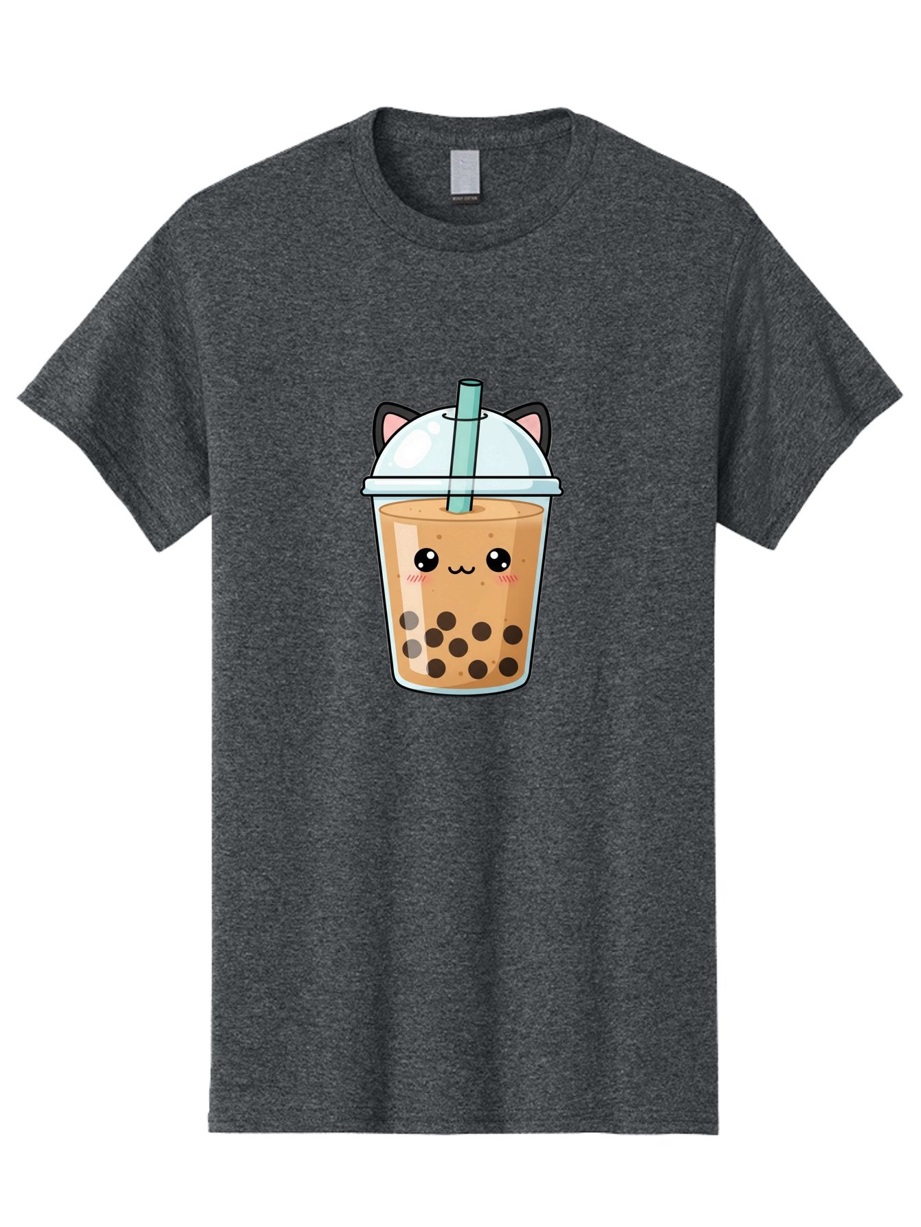 Cat-Bubble-Tea-1 Men'S Graphic Tee, 100% Cotton, Comfortable Casual Summer Wear, Machine Washable, Boba Tea, Cartoon Cat, Cute Drink, Bubble Tea, Adorable Character, Kawaii Culture, Tea Time, Fun Illustration, Milk Tea, Sweet Treat, Cat Ears, Bac795 10