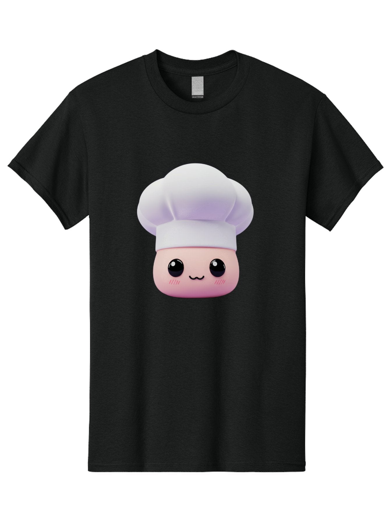 Chef-4 Men'S Graphic Tee, 100% Cotton, Comfortable Casual Summer Wear, Machine Washable, Cartoon Chef Character, Chef Hat, Cute Face, Cooking Theme, Kawaii Style, Chef Illustration, Culinary Art, Chef Mascot Bac807 14