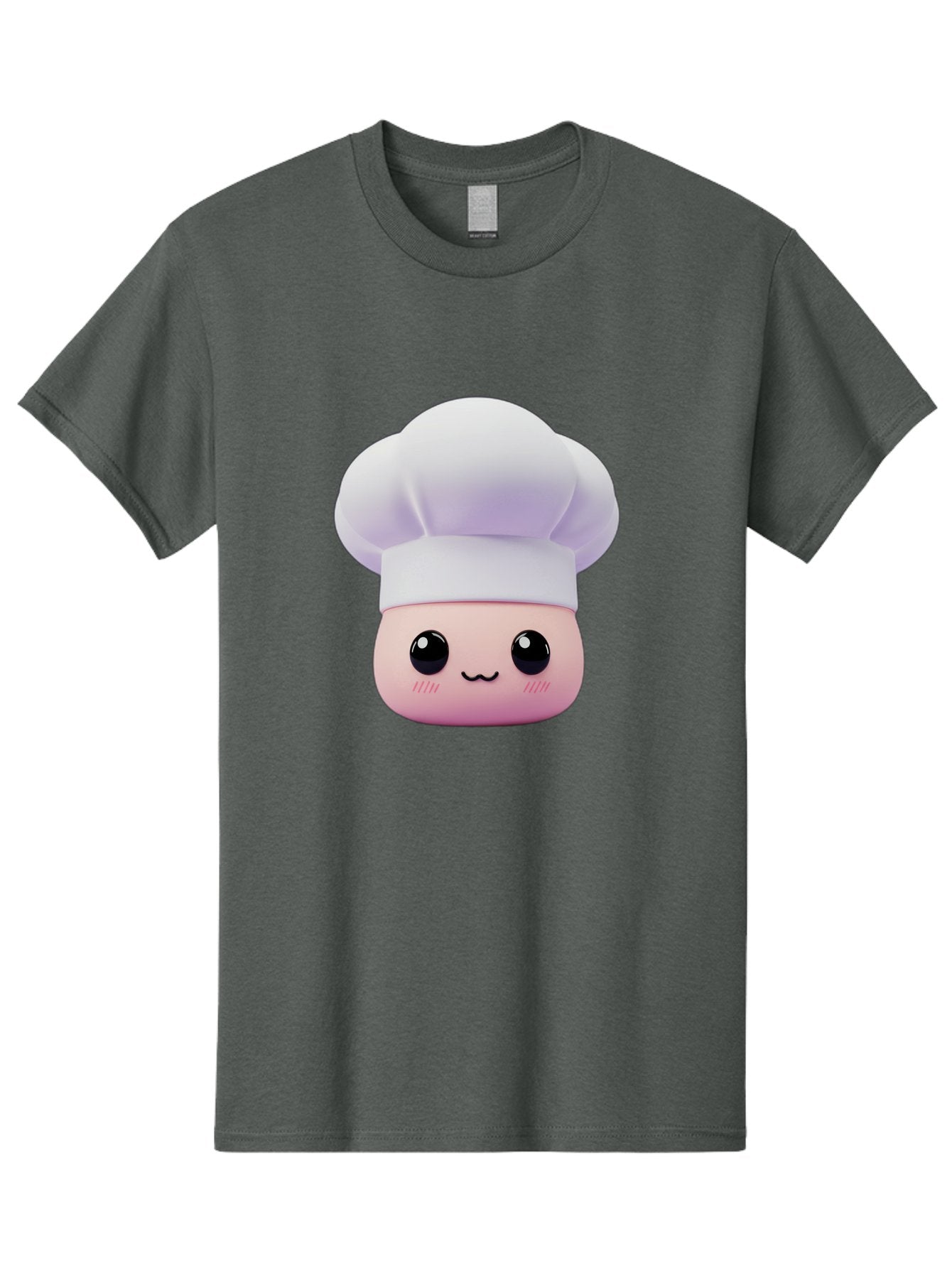 Chef-4 Men'S Graphic Tee, 100% Cotton, Comfortable Casual Summer Wear, Machine Washable, Cartoon Chef Character, Chef Hat, Cute Face, Cooking Theme, Kawaii Style, Chef Illustration, Culinary Art, Chef Mascot Bac807 8
