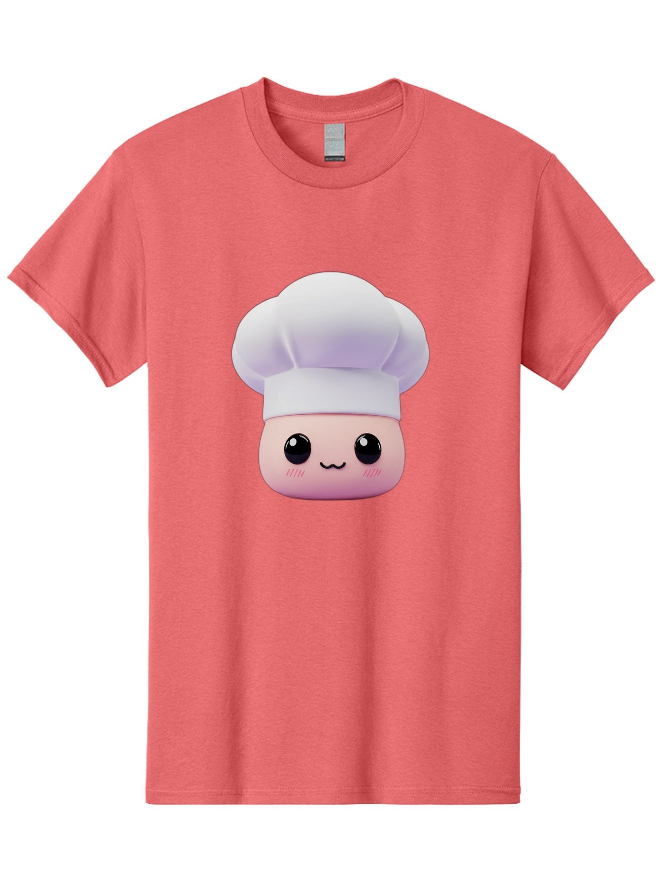 Chef-4 Men'S Graphic Tee, 100% Cotton, Comfortable Casual Summer Wear, Machine Washable, Cartoon Chef Character, Chef Hat, Cute Face, Cooking Theme, Kawaii Style, Chef Illustration, Culinary Art, Chef Mascot Bac807 9
