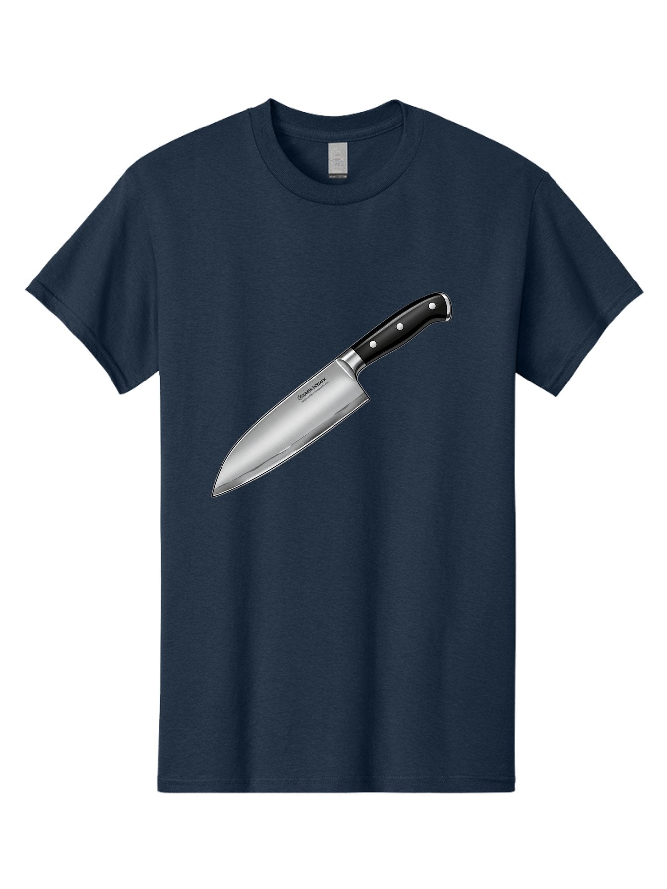 Chef-Knife Men'S Graphic Tee, 100% Cotton, Comfortable Casual Summer Wear, Machine Washable, High-Quality Kitchen Knife, Sharp Blade, Stainless Steel, Chef'S Knife, Cooking Essentials, Kitchen Utensils, Culinary Tools, Precise Cutting, Bac835 8
