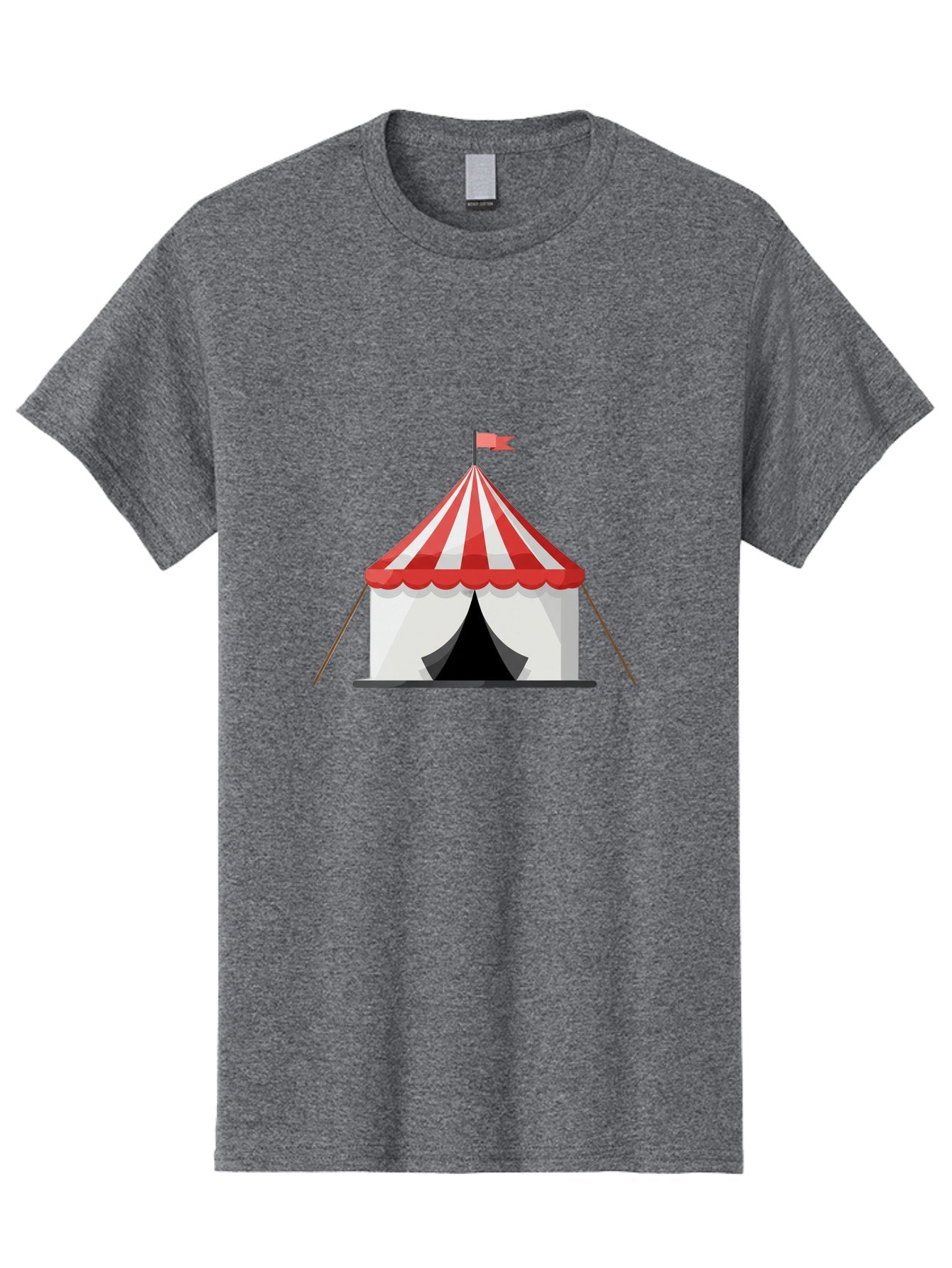 Circus-Tent Men'S Graphic Tee, 100% Cotton, Comfortable Casual Summer Wear, Machine Washable, Red And White Striped Tent, Circus, Carnival, Entertainment, Event, Festival, Fun, Excitement, Adventure, Show Bac855 8