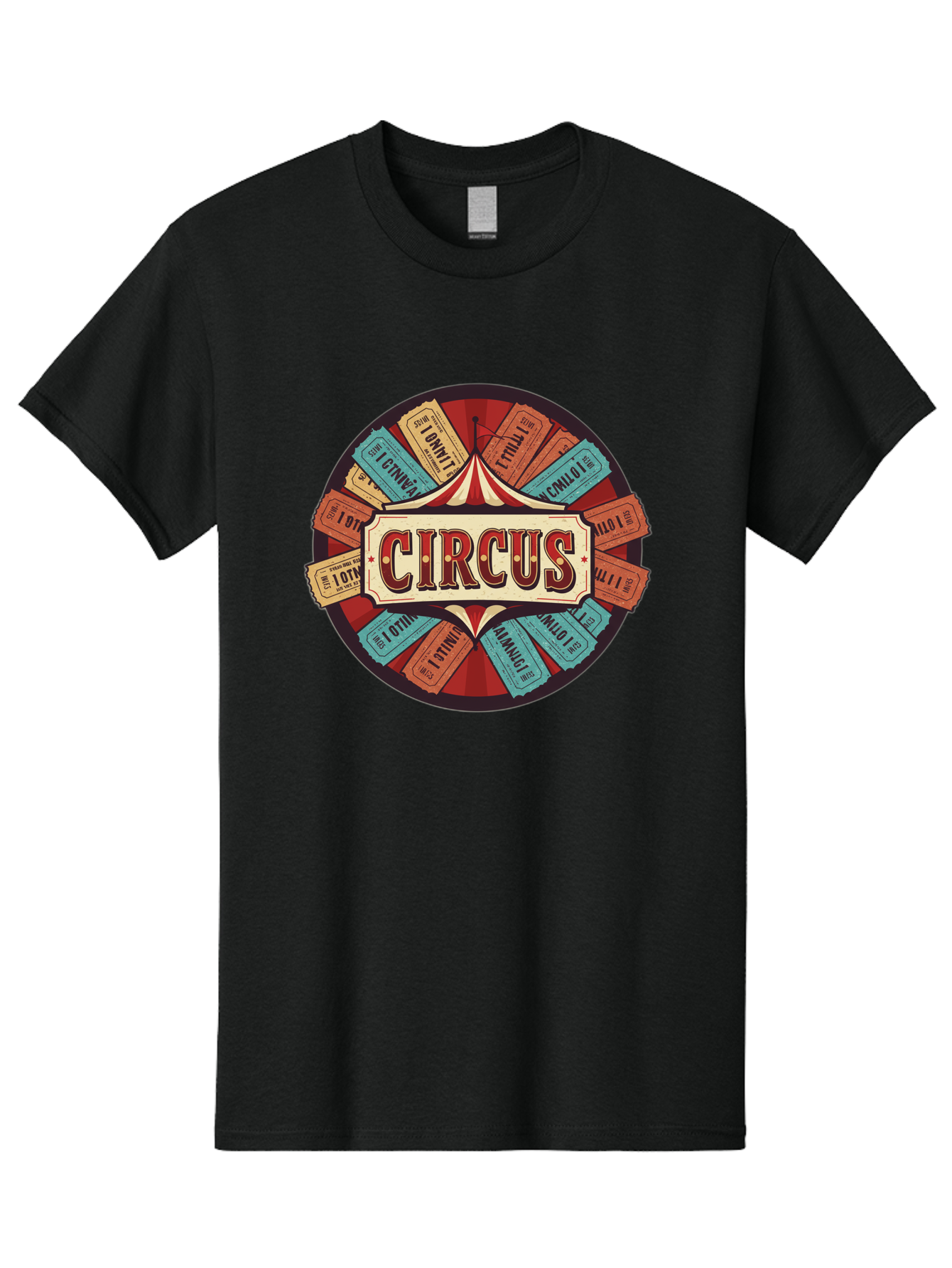 Circus Men'S Graphic Tee, 100% Cotton, Comfortable Casual Summer Wear, Machine Washable, Vintage Circus Tickets, Retro Carnival Theme, Circus Tent, Admission Tickets, Classic Circus Design, Nostalgic Entertainment, Carnival Graphics Bac856 12