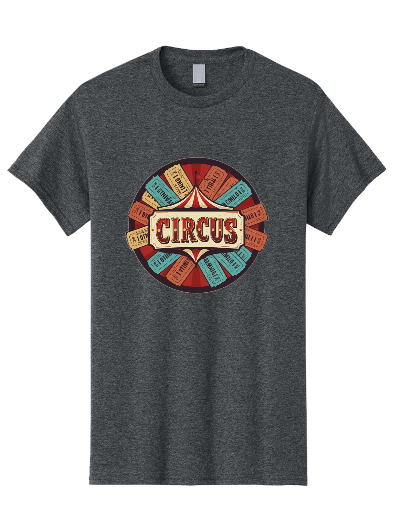 Circus Men'S Graphic Tee, 100% Cotton, Comfortable Casual Summer Wear, Machine Washable, Vintage Circus Tickets, Retro Carnival Theme, Circus Tent, Admission Tickets, Classic Circus Design, Nostalgic Entertainment, Carnival Graphics Bac856 15