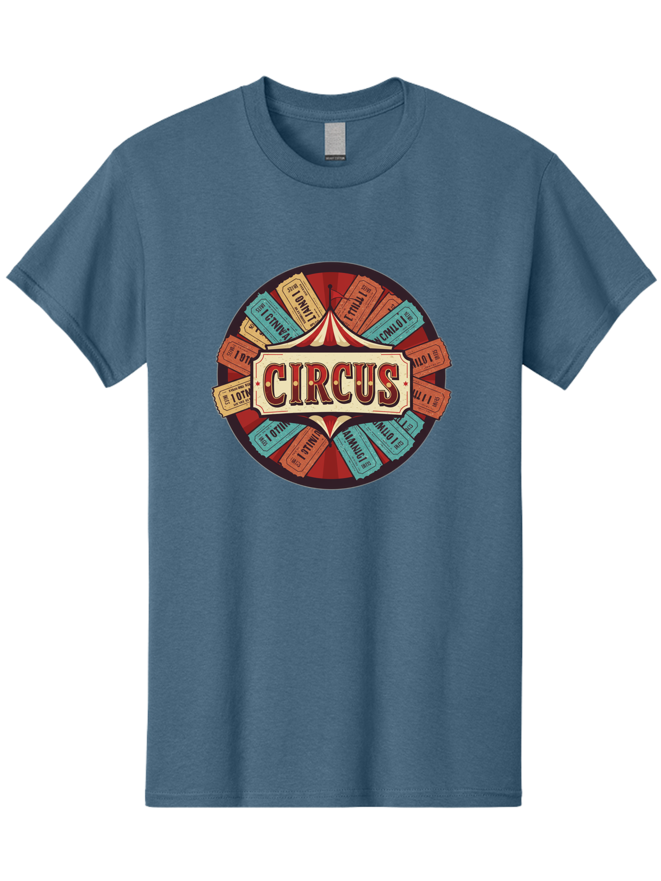 Circus Men'S Graphic Tee, 100% Cotton, Comfortable Casual Summer Wear, Machine Washable, Vintage Circus Tickets, Retro Carnival Theme, Circus Tent, Admission Tickets, Classic Circus Design, Nostalgic Entertainment, Carnival Graphics Bac856 13