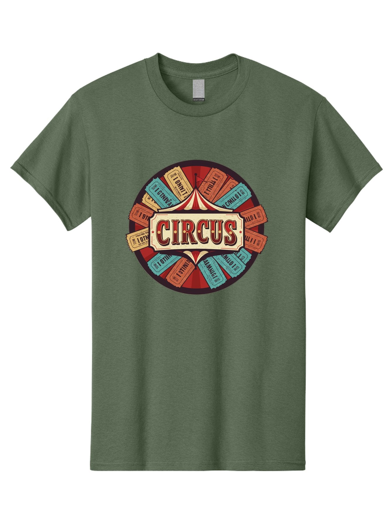 Circus Men'S Graphic Tee, 100% Cotton, Comfortable Casual Summer Wear, Machine Washable, Vintage Circus Tickets, Retro Carnival Theme, Circus Tent, Admission Tickets, Classic Circus Design, Nostalgic Entertainment, Carnival Graphics Bac856 14