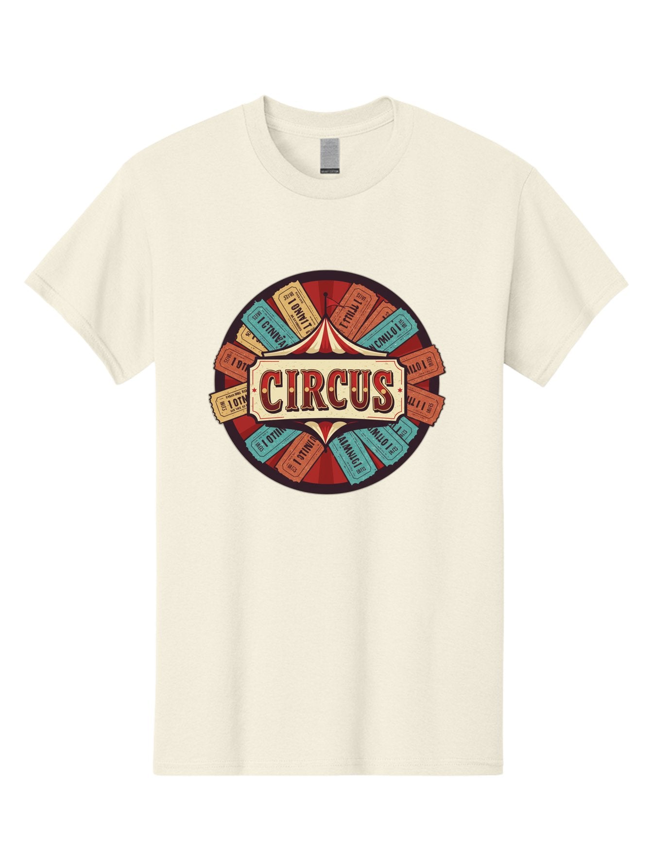 Circus Men'S Graphic Tee, 100% Cotton, Comfortable Casual Summer Wear, Machine Washable, Vintage Circus Tickets, Retro Carnival Theme, Circus Tent, Admission Tickets, Classic Circus Design, Nostalgic Entertainment, Carnival Graphics Bac856 6
