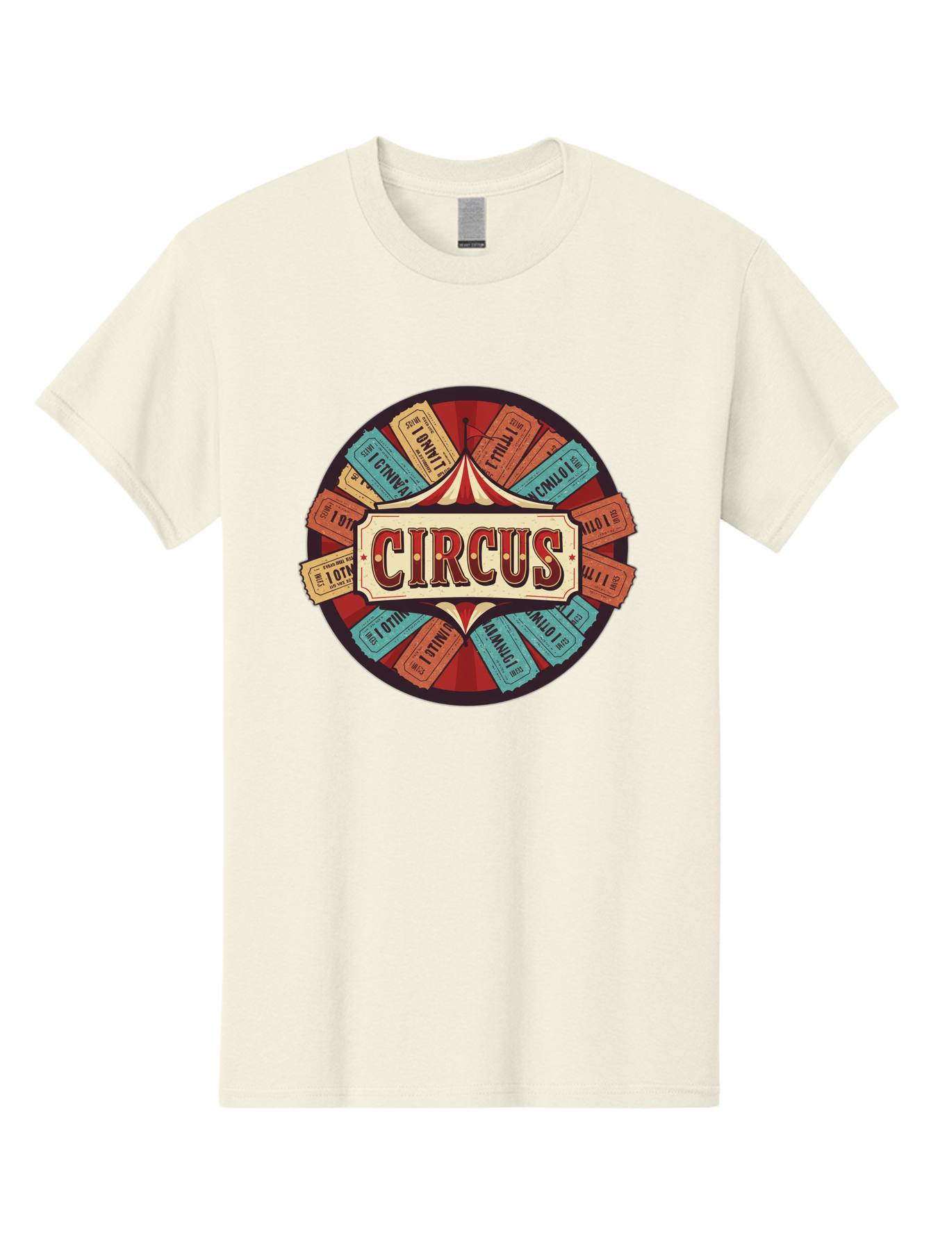 Circus Men'S Graphic Tee, 100% Cotton, Comfortable Casual Summer Wear, Machine Washable, Vintage Circus Tickets, Retro Carnival Theme, Circus Tent, Admission Tickets, Classic Circus Design, Nostalgic Entertainment, Carnival Graphics Bac856 7