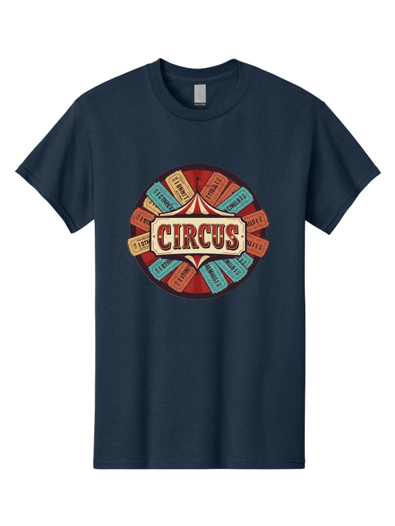 Circus Men'S Graphic Tee, 100% Cotton, Comfortable Casual Summer Wear, Machine Washable, Vintage Circus Tickets, Retro Carnival Theme, Circus Tent, Admission Tickets, Classic Circus Design, Nostalgic Entertainment, Carnival Graphics Bac856 15
