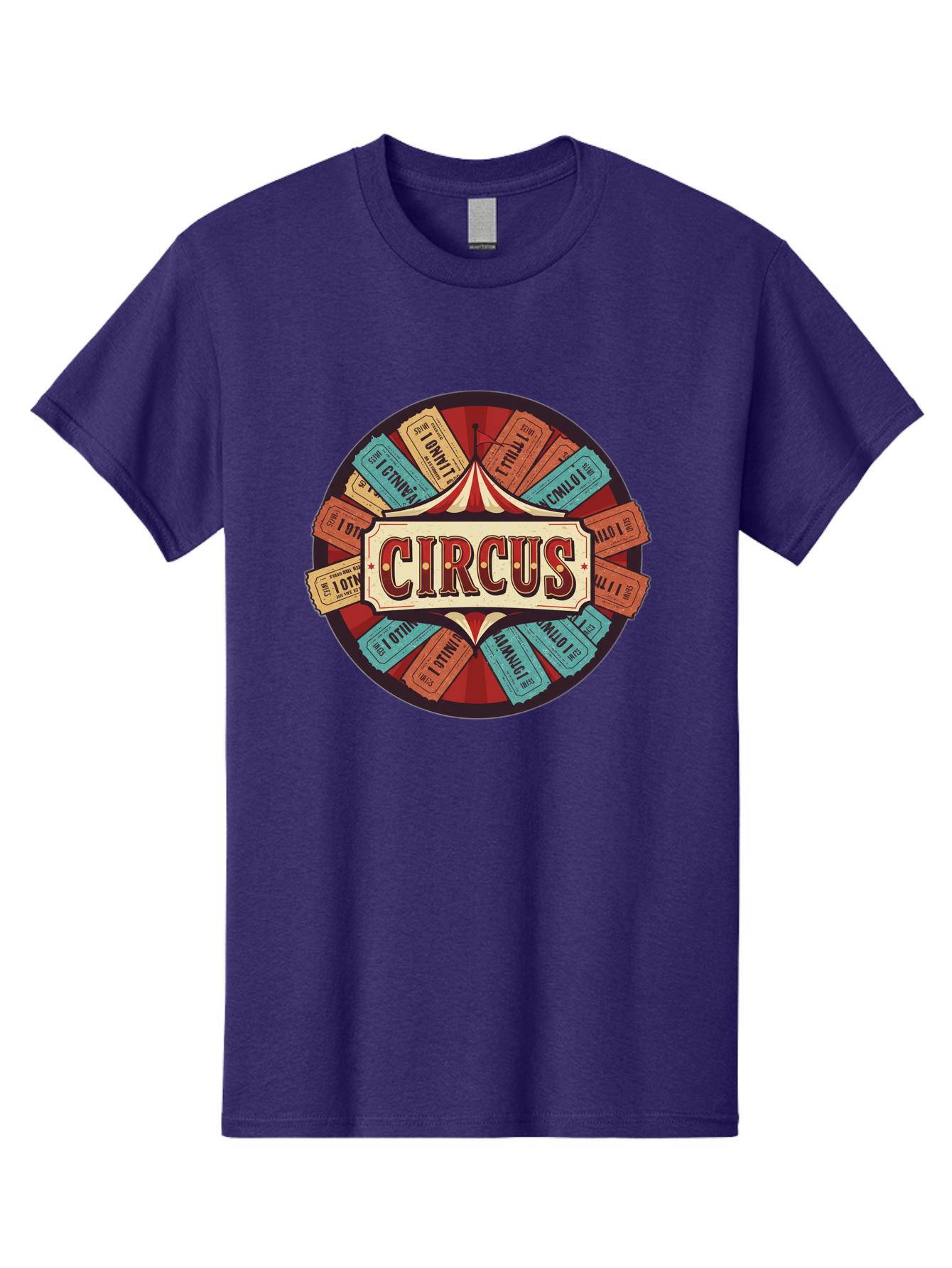 Circus Men'S Graphic Tee, 100% Cotton, Comfortable Casual Summer Wear, Machine Washable, Vintage Circus Tickets, Retro Carnival Theme, Circus Tent, Admission Tickets, Classic Circus Design, Nostalgic Entertainment, Carnival Graphics Bac856 9