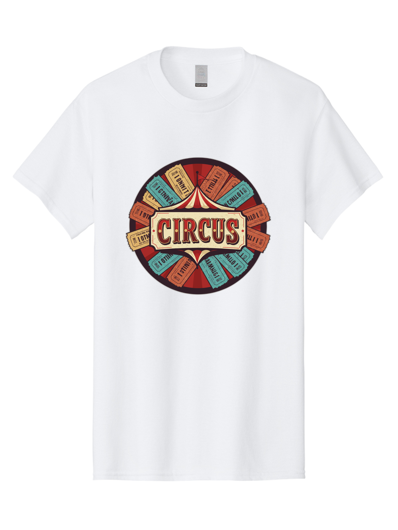 Circus Men'S Graphic Tee, 100% Cotton, Comfortable Casual Summer Wear, Machine Washable, Vintage Circus Tickets, Retro Carnival Theme, Circus Tent, Admission Tickets, Classic Circus Design, Nostalgic Entertainment, Carnival Graphics Bac856 8
