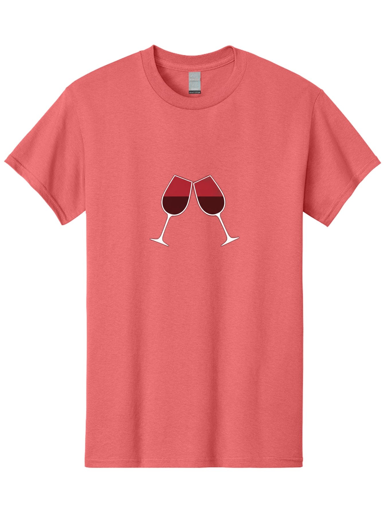 Clinking-Wine-Glasses Men'S Graphic Tee, 100% Cotton, Comfortable Casual Summer Wear, Machine Washable, Wine Glasses Clinking, Celebratory Toast, Red Wine, Luxury Beverage, Wine Tasting, Adult Beverage, Social Gathering, Celebration Moment Bac864 6