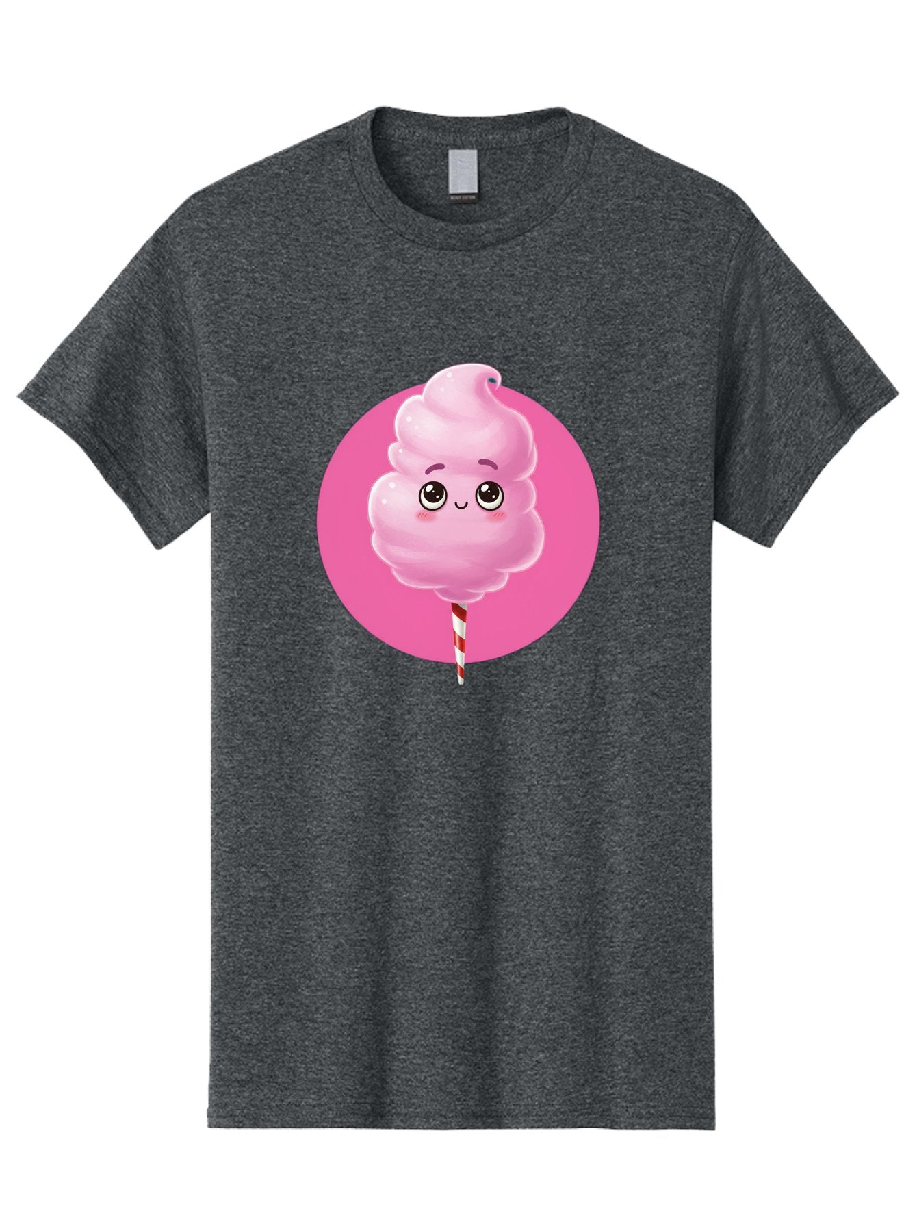 Cotton-Candy-2 Men'S Graphic Tee, 100% Cotton, Comfortable Casual Summer Wear, Machine Washable, Pink Cotton Candy, Sweet Treat, Cartoon Character, Fluffy Candy, Cotton Candy Illustration, Pink Candy, Cute Cartoon, Cartoon Snack, Fun Food, Bac910 14