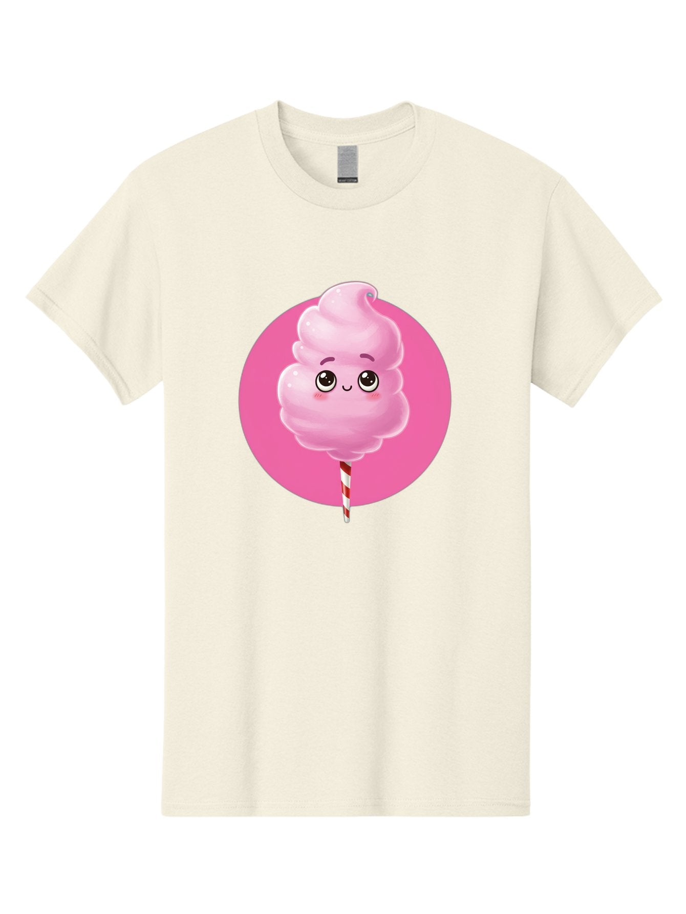 Cotton-Candy-2 Men'S Graphic Tee, 100% Cotton, Comfortable Casual Summer Wear, Machine Washable, Pink Cotton Candy, Sweet Treat, Cartoon Character, Fluffy Candy, Cotton Candy Illustration, Pink Candy, Cute Cartoon, Cartoon Snack, Fun Food, Bac910 12