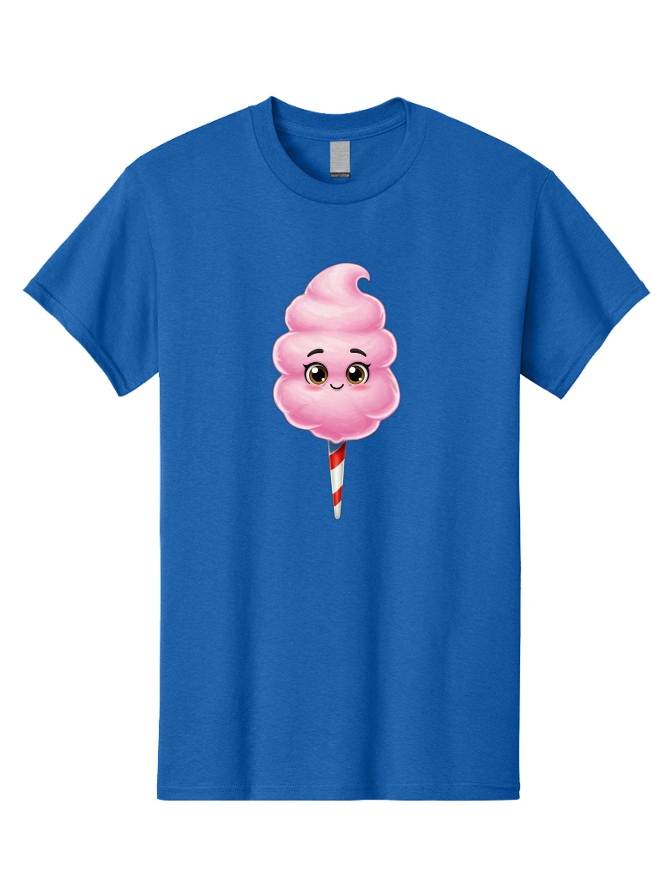 Cotton-Candy-5 Men'S Graphic Tee, 100% Cotton, Comfortable Casual Summer Wear, Machine Washable, Pink Cotton Candy, Smiling Face, Cartoon Character, Sweet Treats, Fun Food, Playful Design, Colorful Graphics, Kawaii Style, Fluffy Texture, Bac913 15