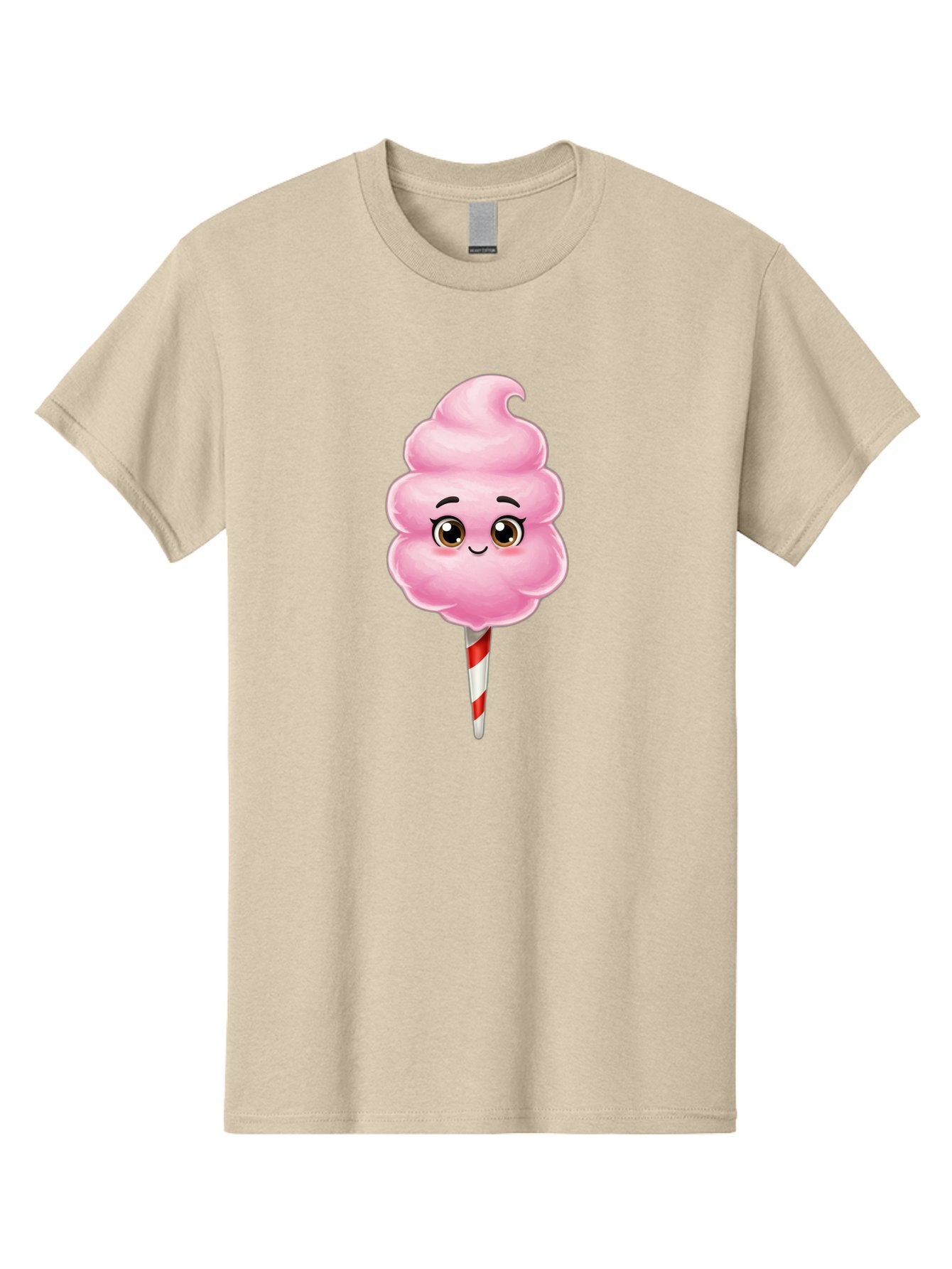 Cotton-Candy-5 Men'S Graphic Tee, 100% Cotton, Comfortable Casual Summer Wear, Machine Washable, Pink Cotton Candy, Smiling Face, Cartoon Character, Sweet Treats, Fun Food, Playful Design, Colorful Graphics, Kawaii Style, Fluffy Texture, Bac913 14