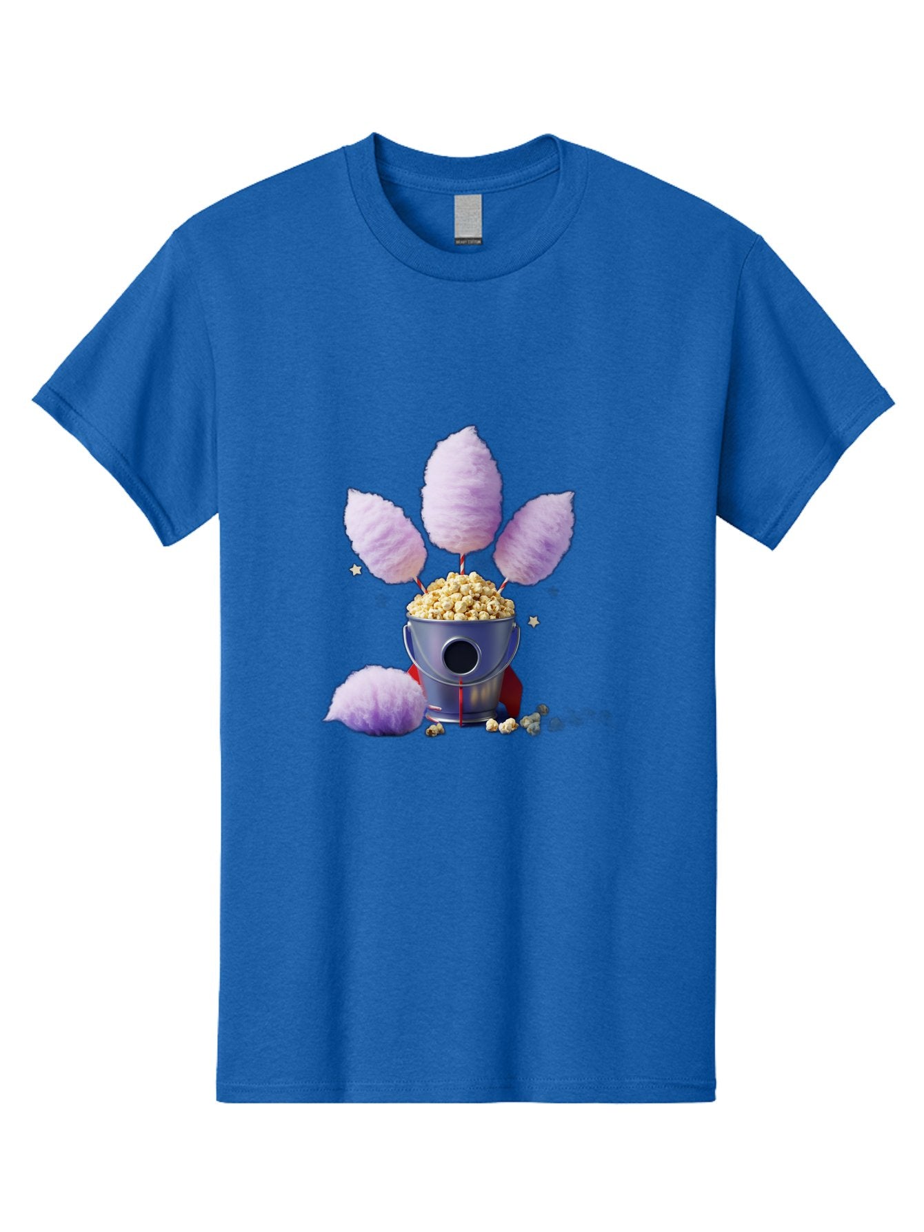 Cotton-Candy-Machine Men'S Graphic Tee, 100% Cotton, Comfortable Casual Summer Wear, Machine Washable, Cotton Candy Machine, Popcorn, Fluffy Treats, Carnival Delights, Sweet Tooth, Fun Snacks, Party Favors, Whimsical Dessert Bac922 14