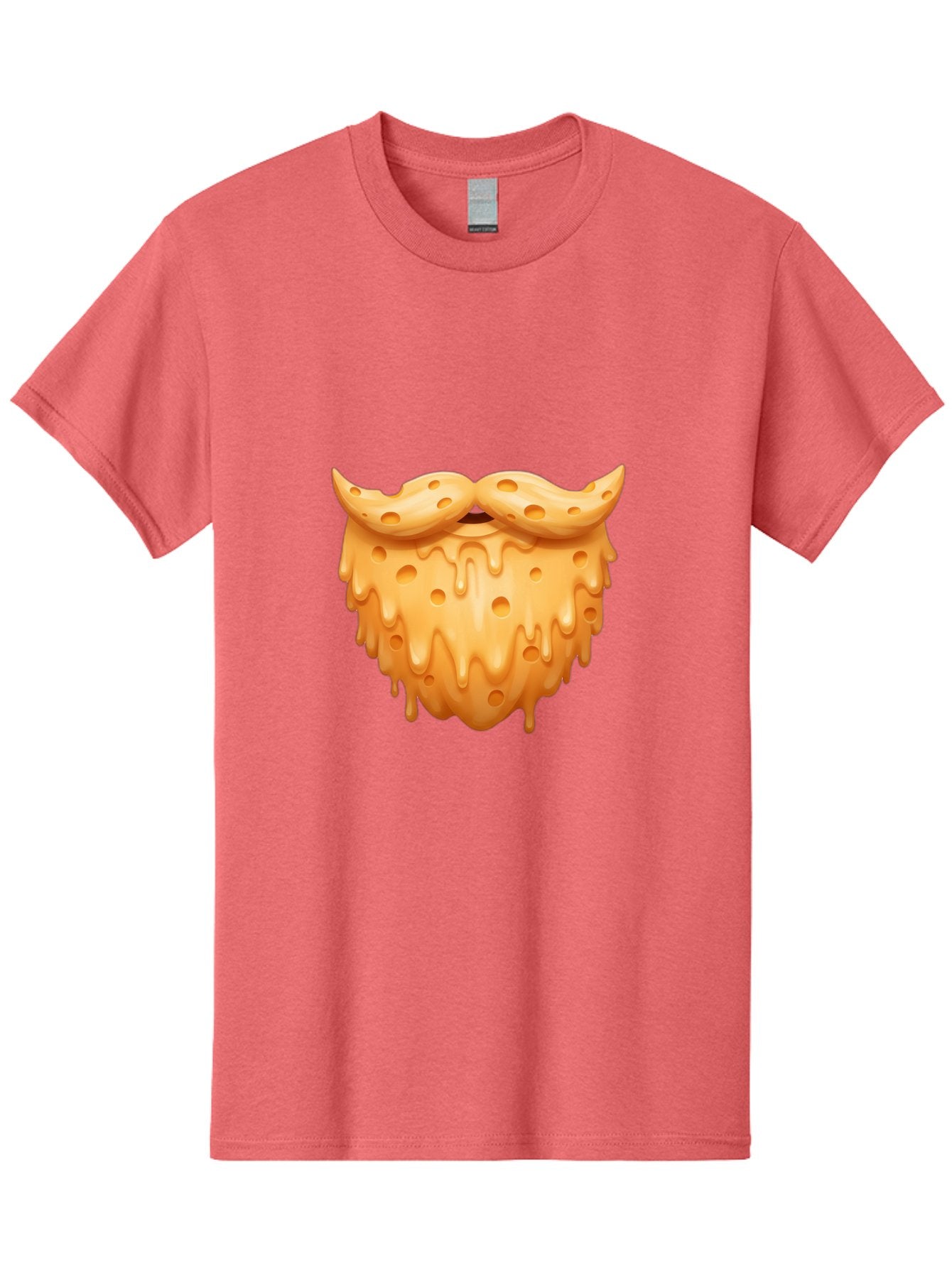 Croissant-With-Mustache Men'S Graphic Tee, 100% Cotton, Comfortable Casual Summer Wear, Machine Washable, Doughnut With Mustache, Sweet Treats, Baked Goods, Quirky Humor, Funny Faces, Dessert Lovers, Creative Food Art, Playful Graphics Bac936 14