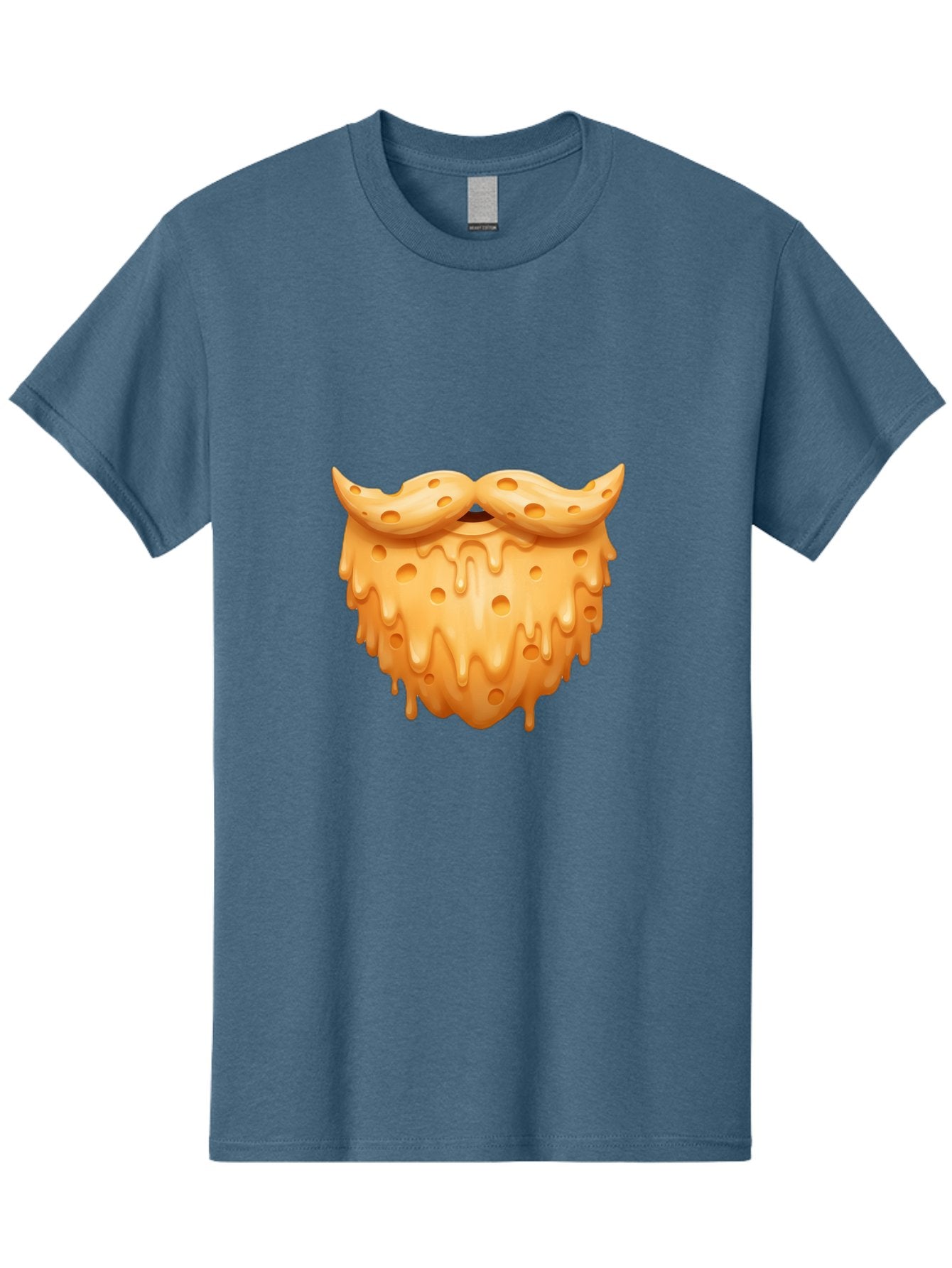 Croissant-With-Mustache Men'S Graphic Tee, 100% Cotton, Comfortable Casual Summer Wear, Machine Washable, Doughnut With Mustache, Sweet Treats, Baked Goods, Quirky Humor, Funny Faces, Dessert Lovers, Creative Food Art, Playful Graphics Bac936 10