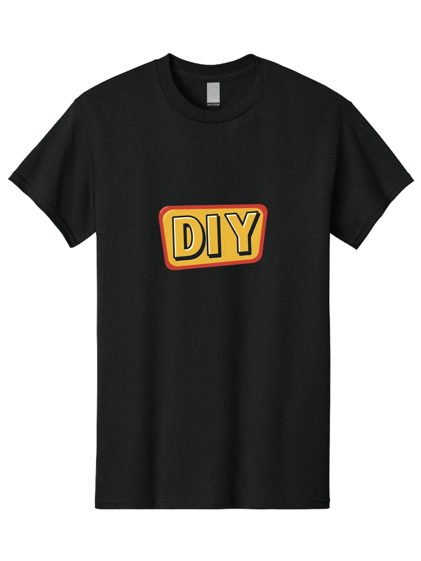 Diy-3 Men'S Graphic Tee, 100% Cotton, Comfortable Casual Summer Wear, Machine Washable, Diy Sign, Handyman Tips, Home Improvement, Crafting Ideas, Self-Sufficiency, Creativity, Customization, Tutorials, Handmade, Diy Projects Bad011